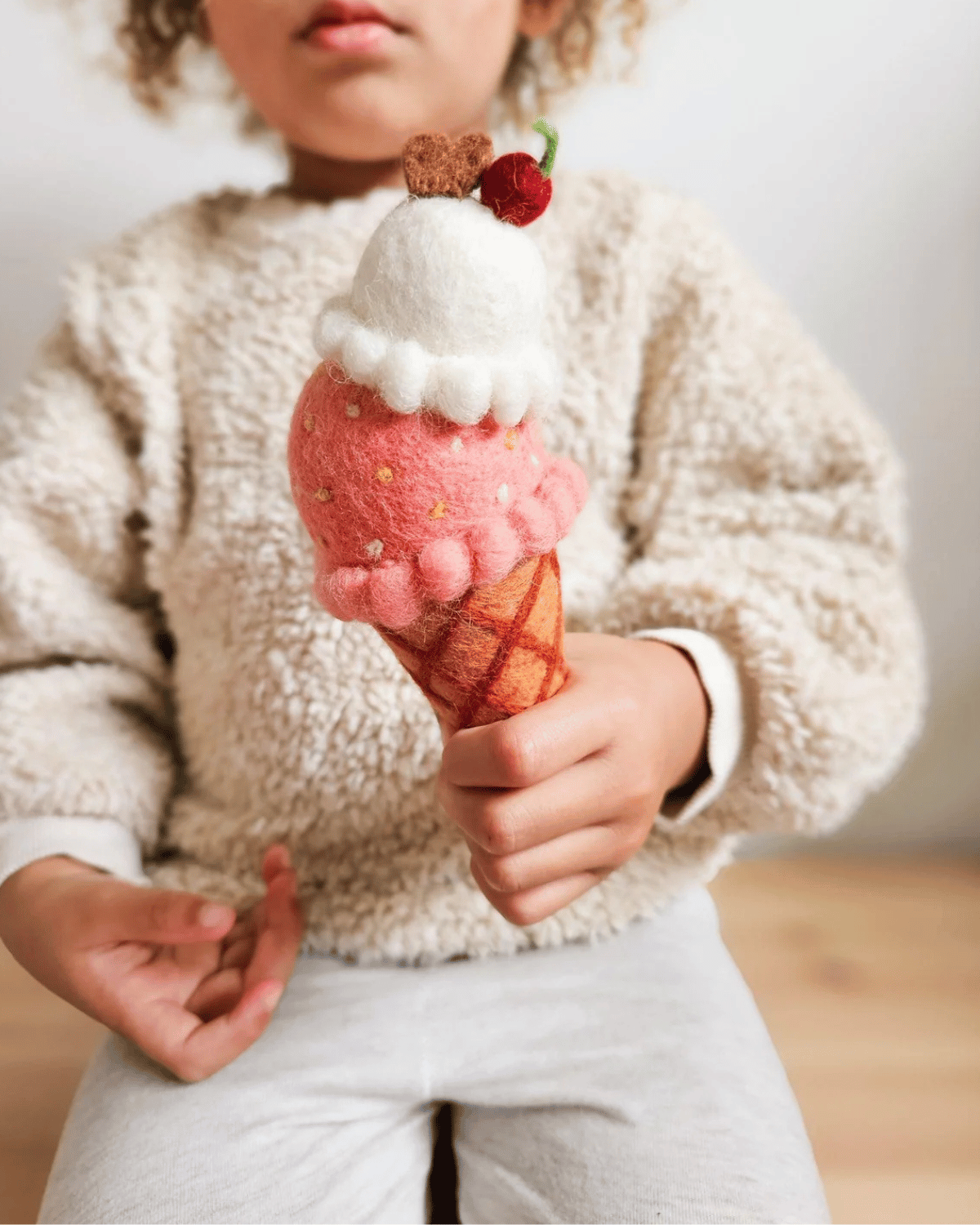 Felt Sorbet Ice Cream - Watermelon and Coconut Sorbet (2 Scoops)