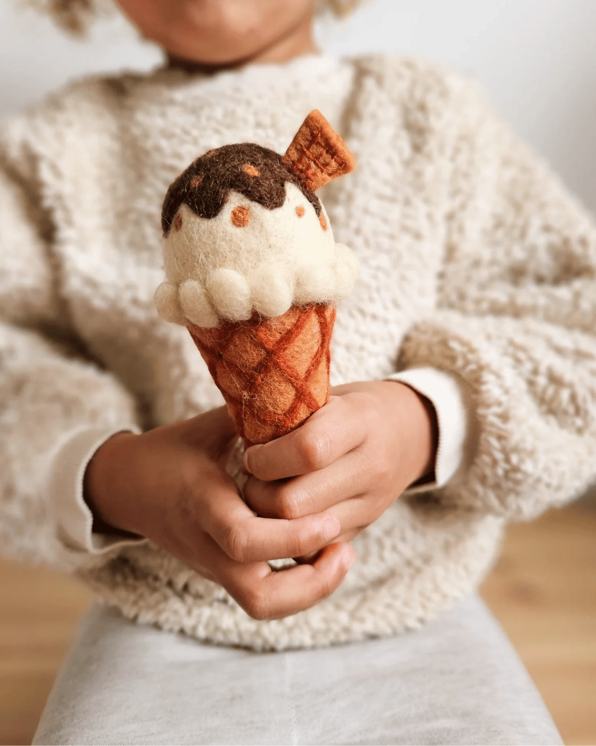Felt Vanilla Chocolate Fudge Ice Cream Taras Treasures 🍦