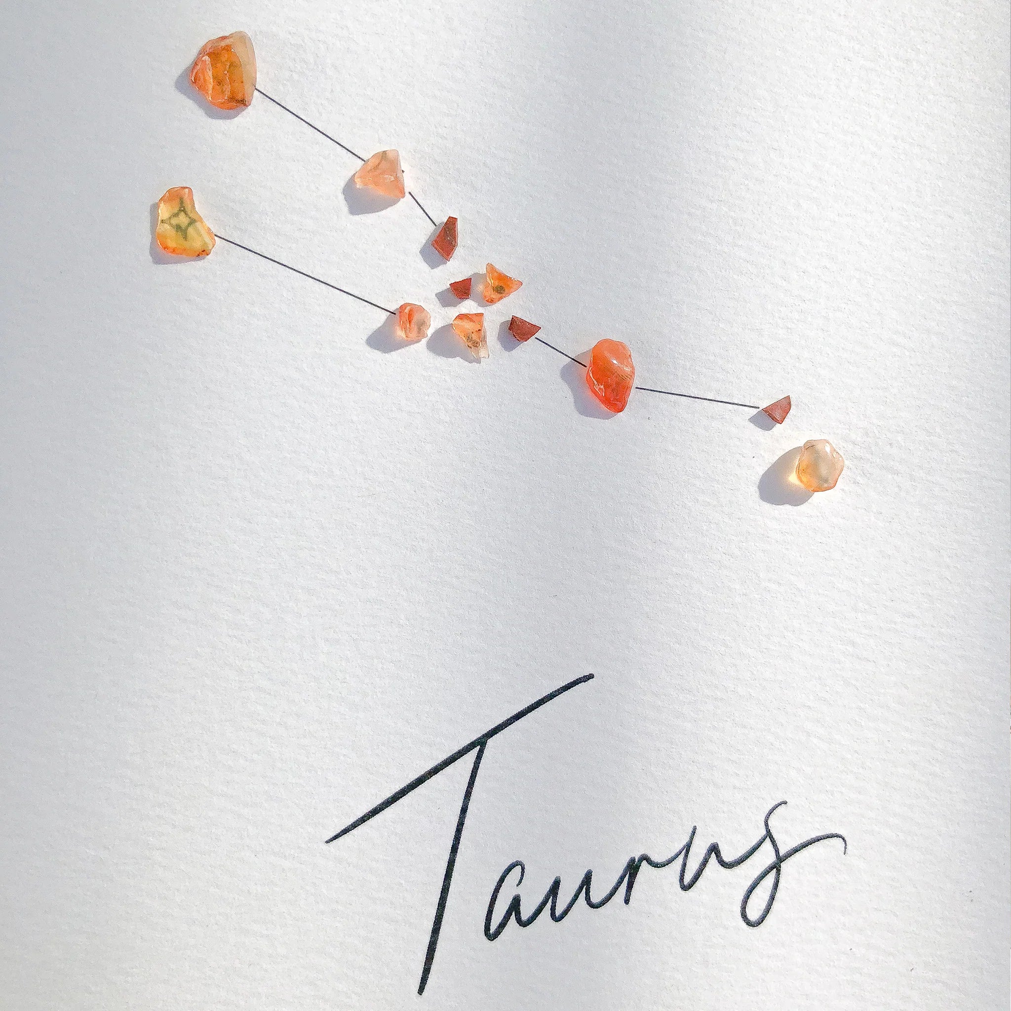 Crystal Zodiac Prints by Bondi Letters x Wildfire Co. Design - Taurus