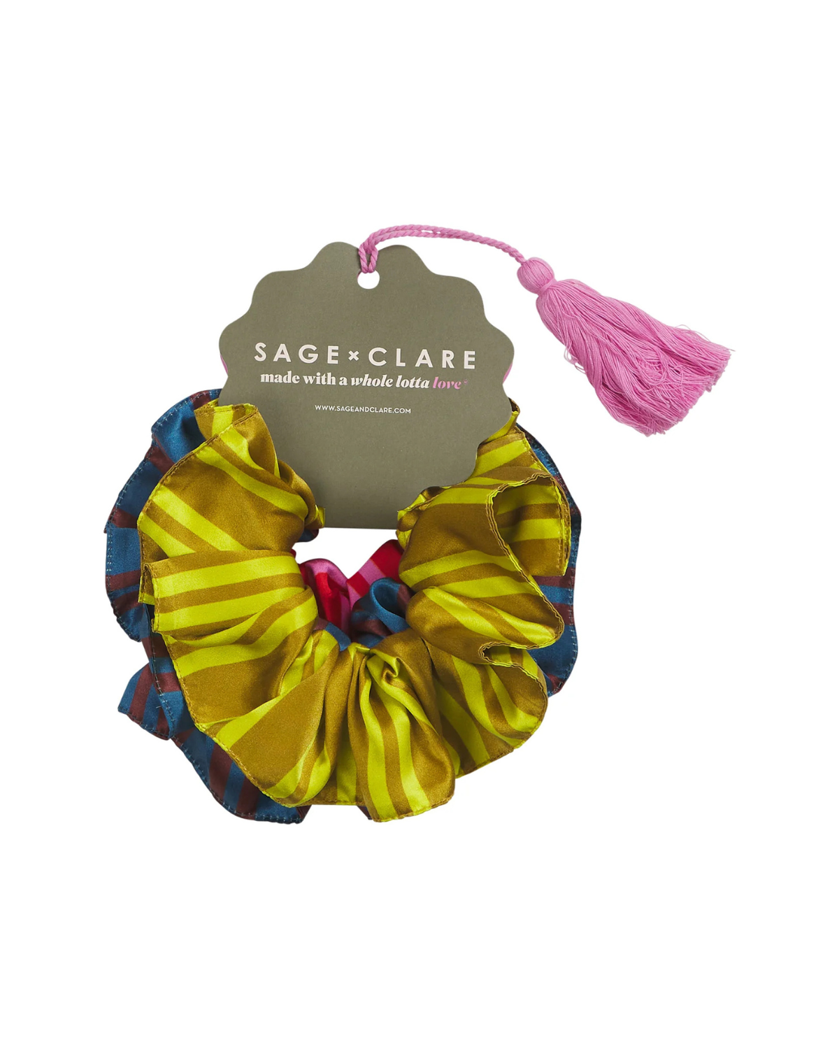 Taylor Silk Scrunchie Set by Sage &amp; Clare 
