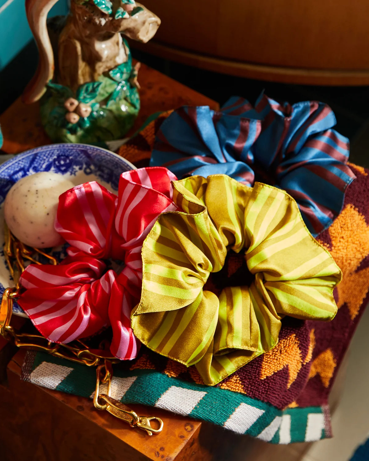 Taylor Silk Scrunchie Set by Sage &amp; Clare 