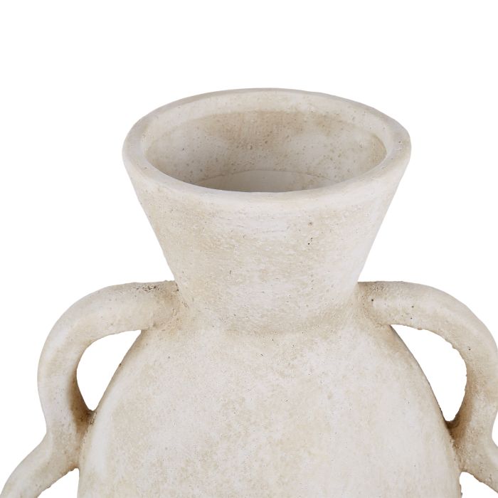 White Ceramic Textured Vase