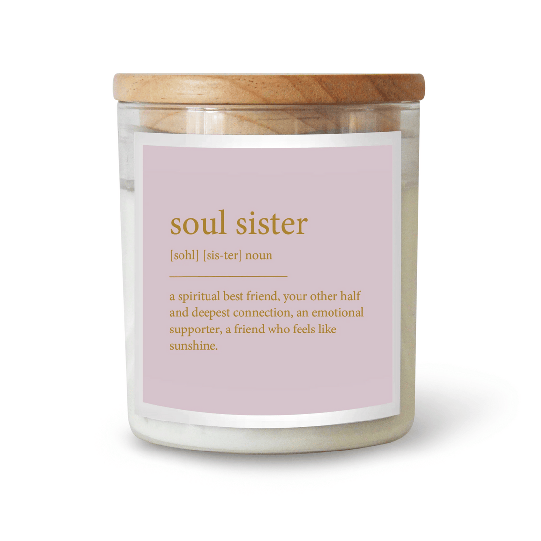 GOLDIE Dictionary Quote Candle - Soul Sister