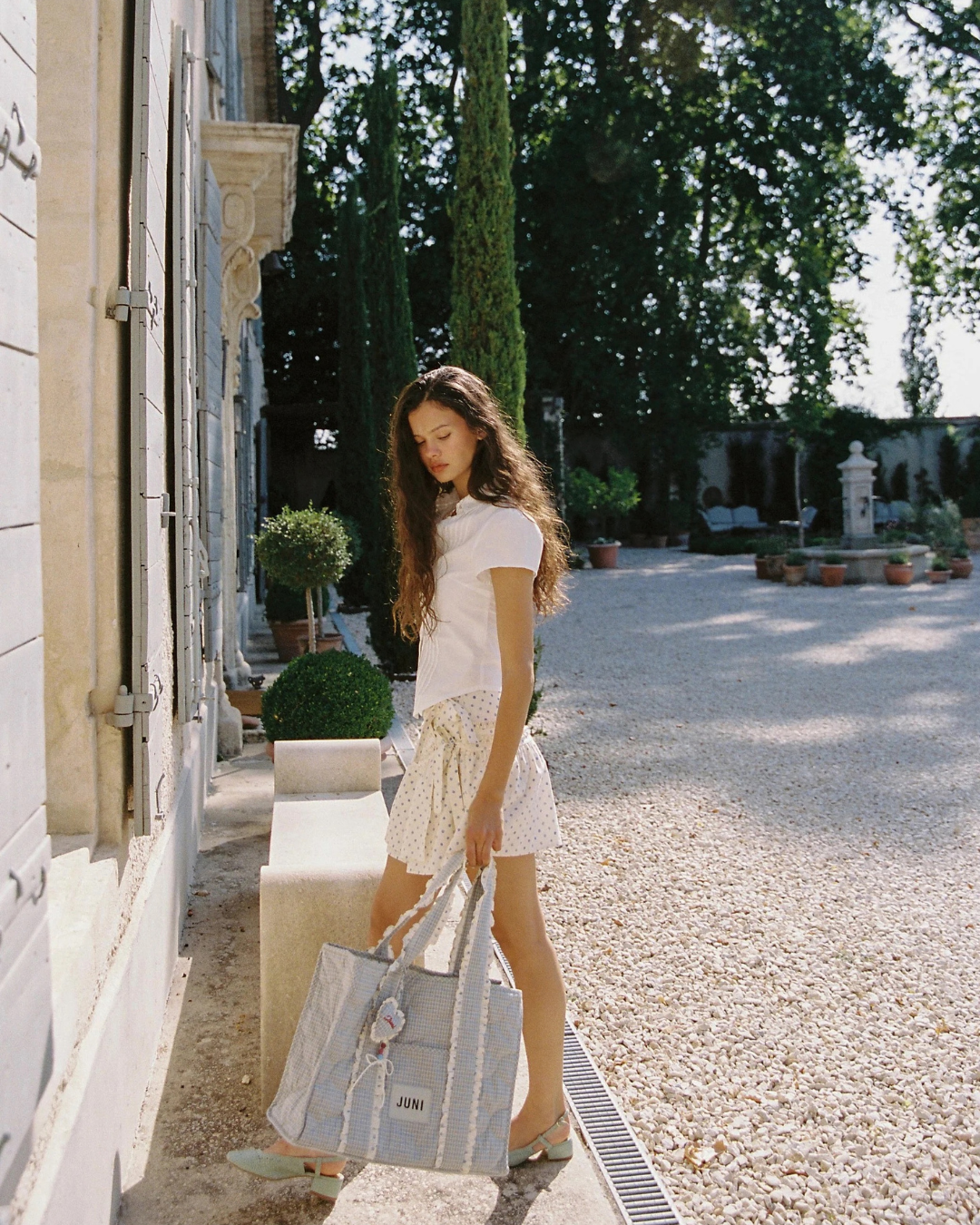 The Everything Bag - Blue Check by Juni 