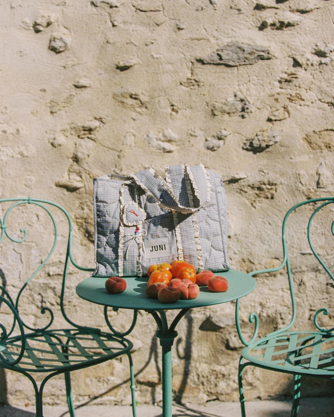 The Everything Bag - Blue Check by Juni 