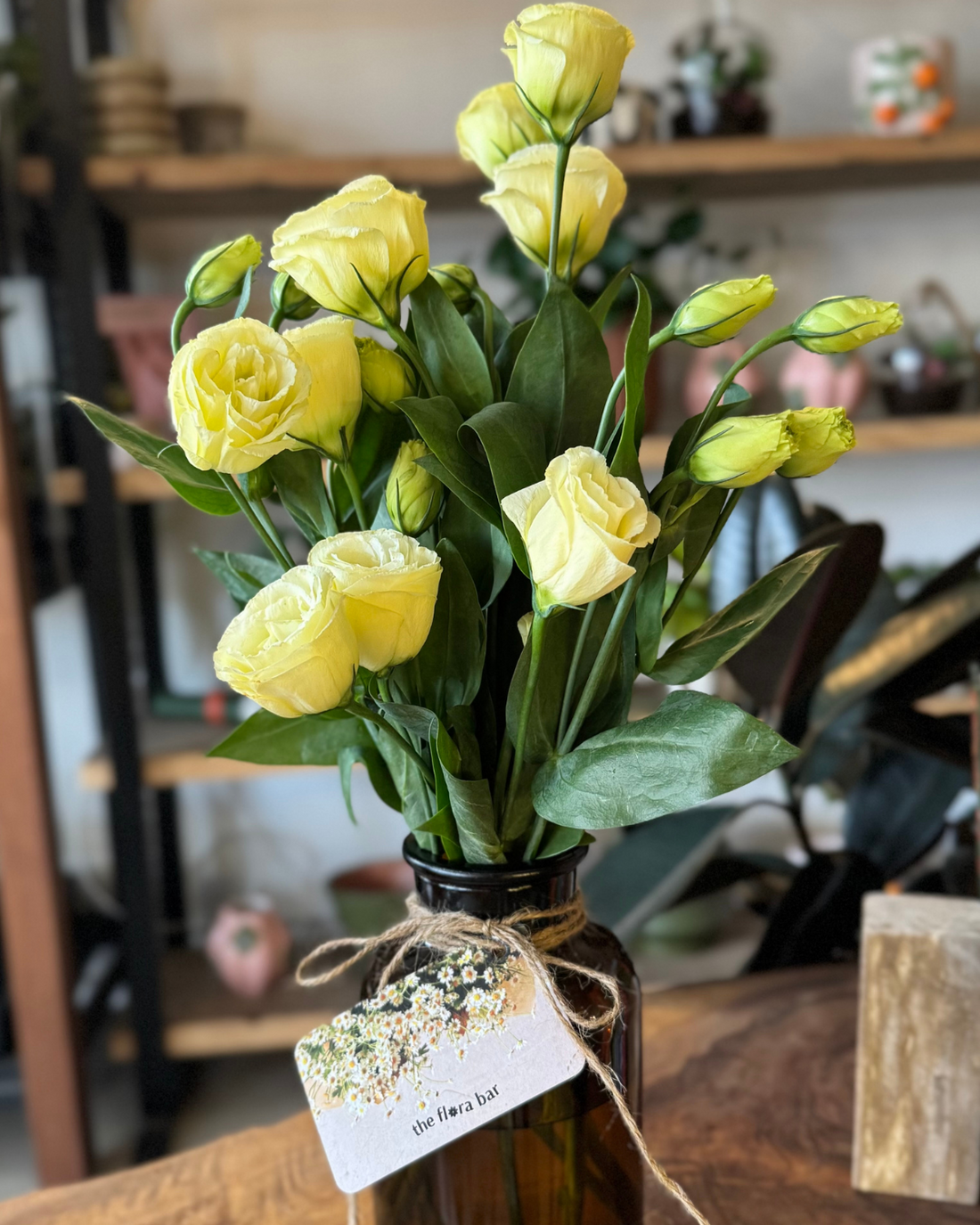 The Flora Bar Jars / Lisianthus