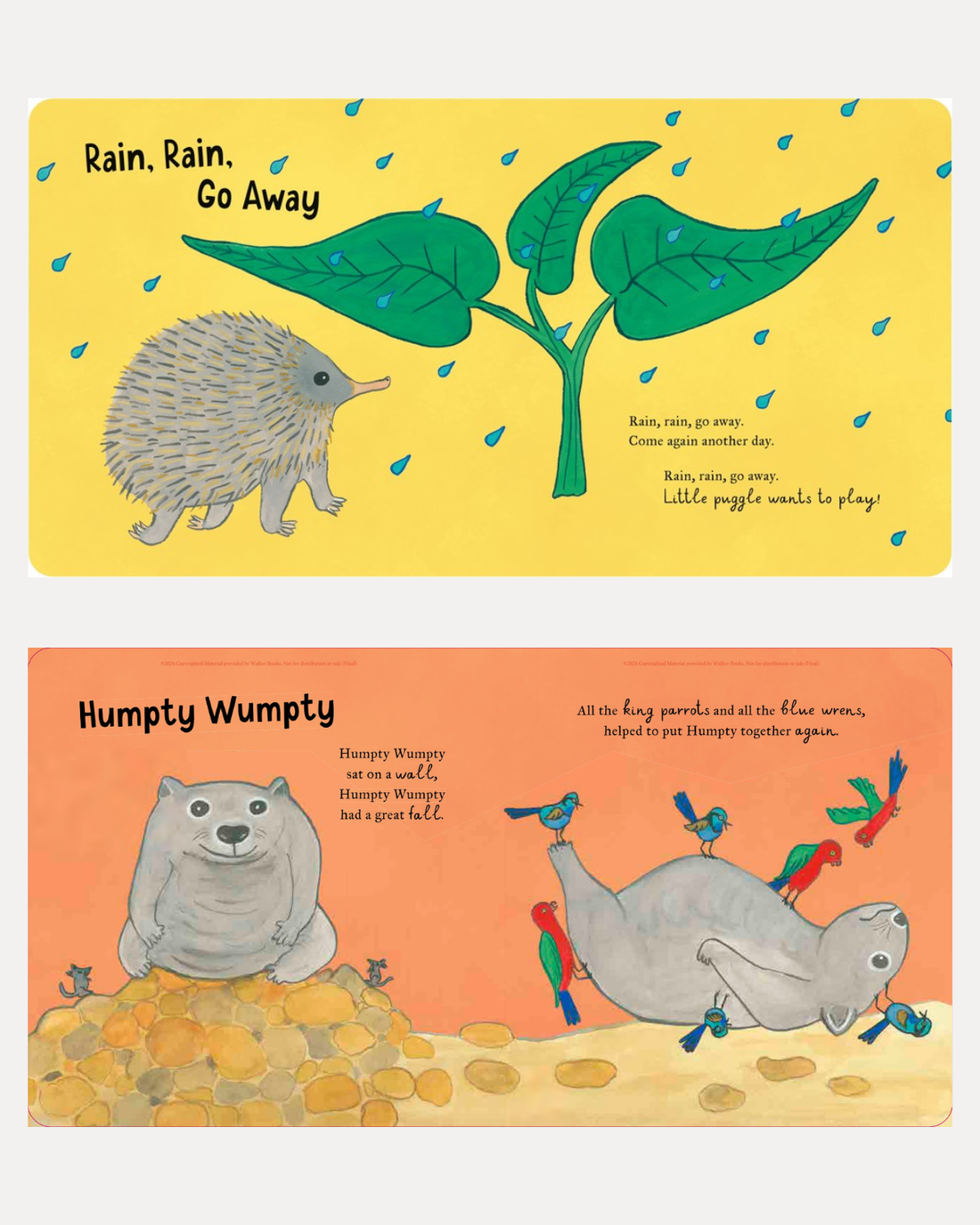 The Little Book of Australian Nursery Rhymes by Frane Lessac