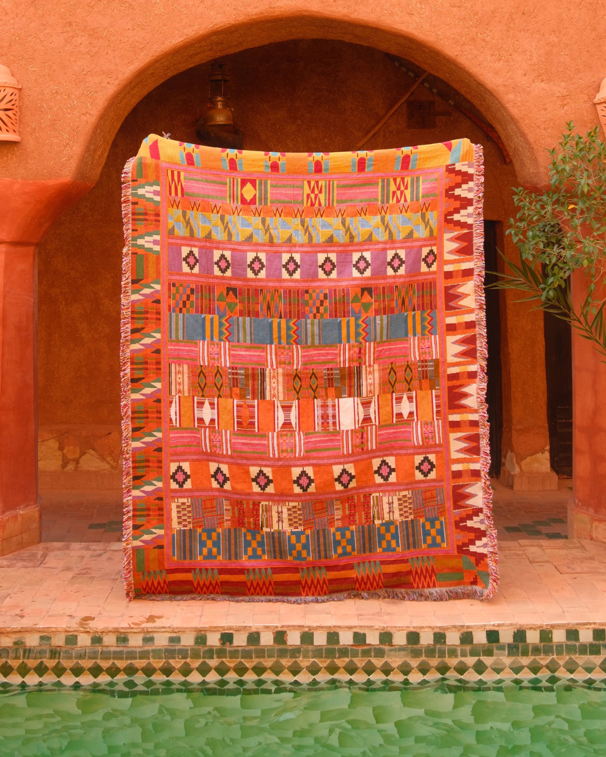 The Opblue Picnic Rug by Salty Aura