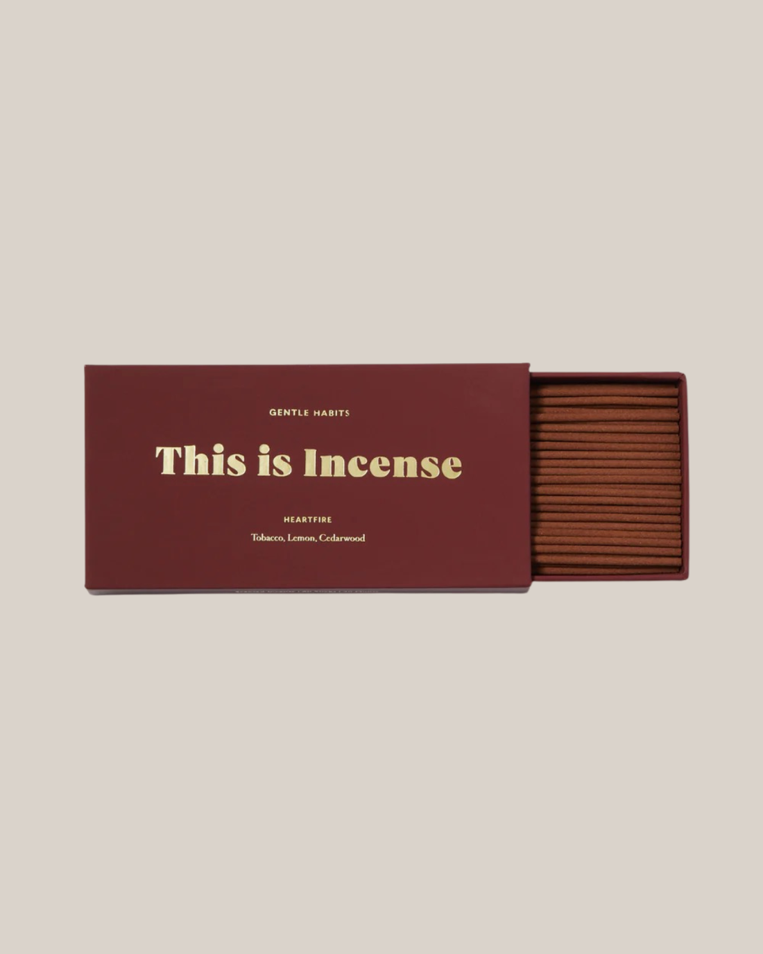 This is Incense by Gentle Habits - Heartfire 