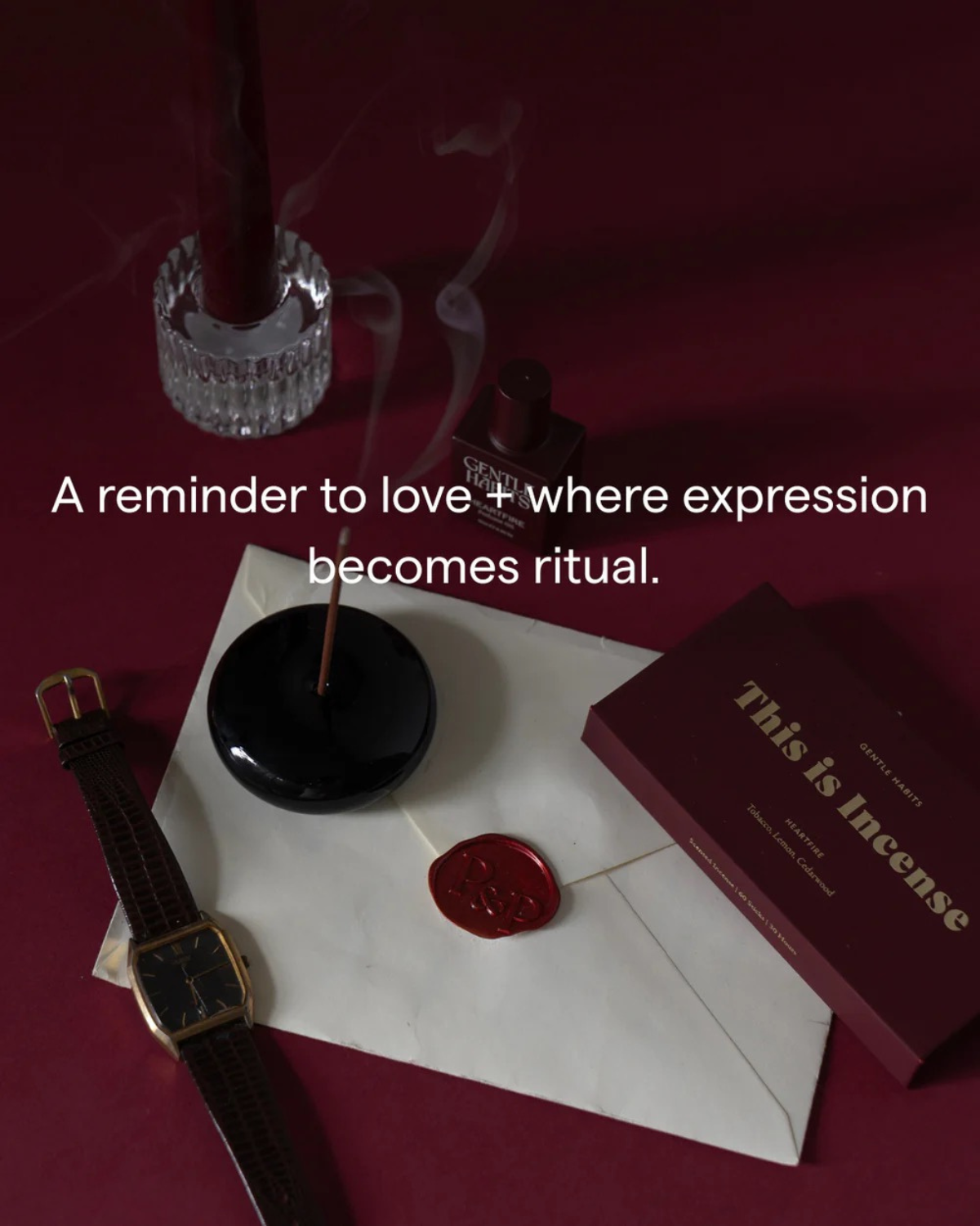 This is Incense by Gentle Habits - Heartfire 