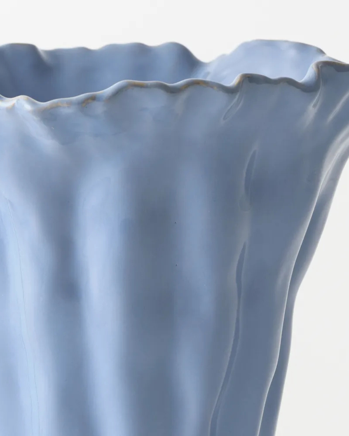 Tide Vase - Lagoon Blue by Floral Interiors 
