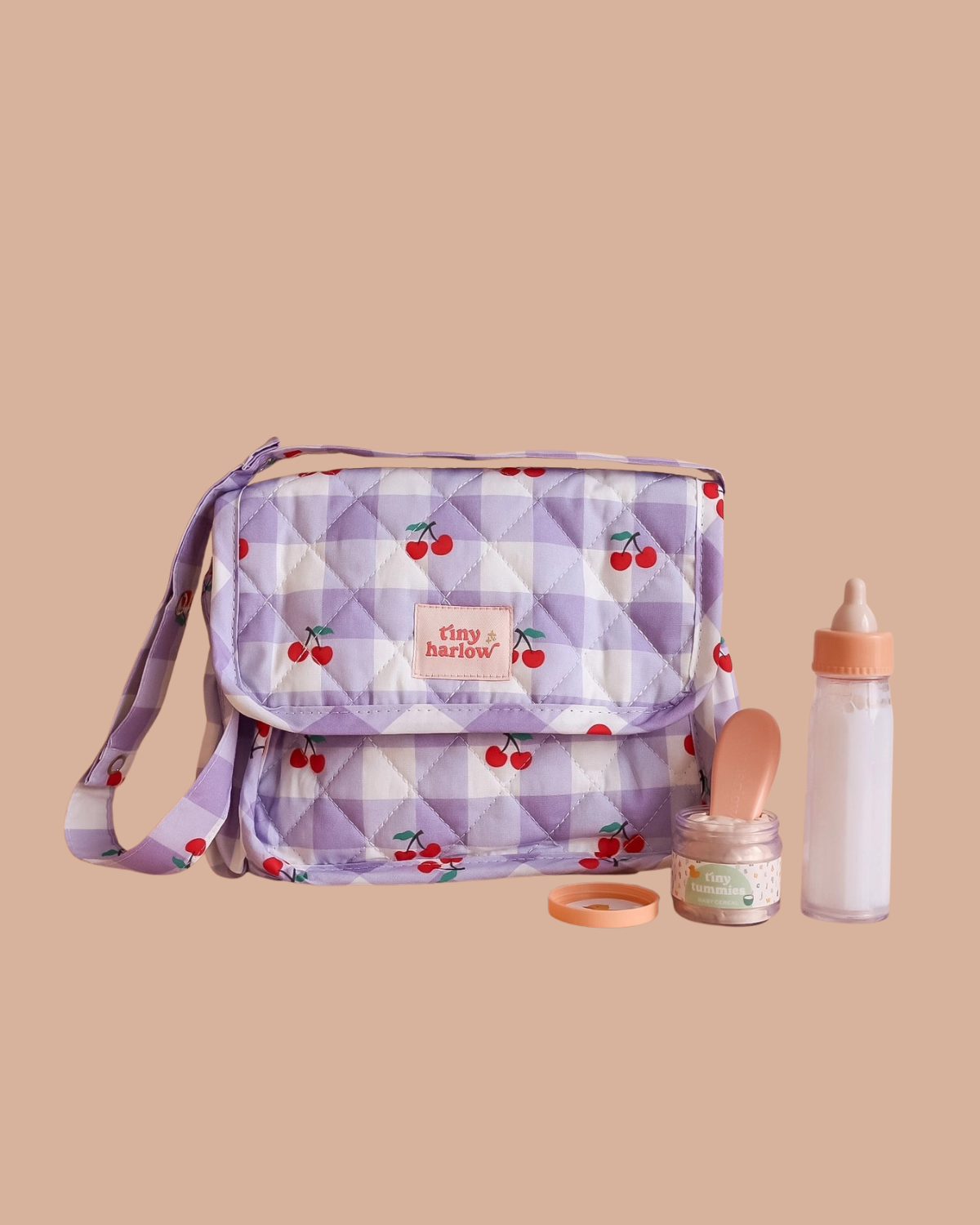 Tiny Harlow - Tiny Nurturers Doll Accessory Set - Lilac Cherry