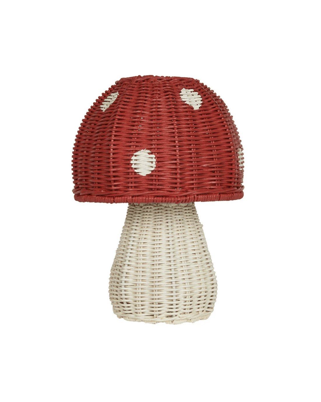 Olli Ella Dozy Toadstool Lamp - Red 