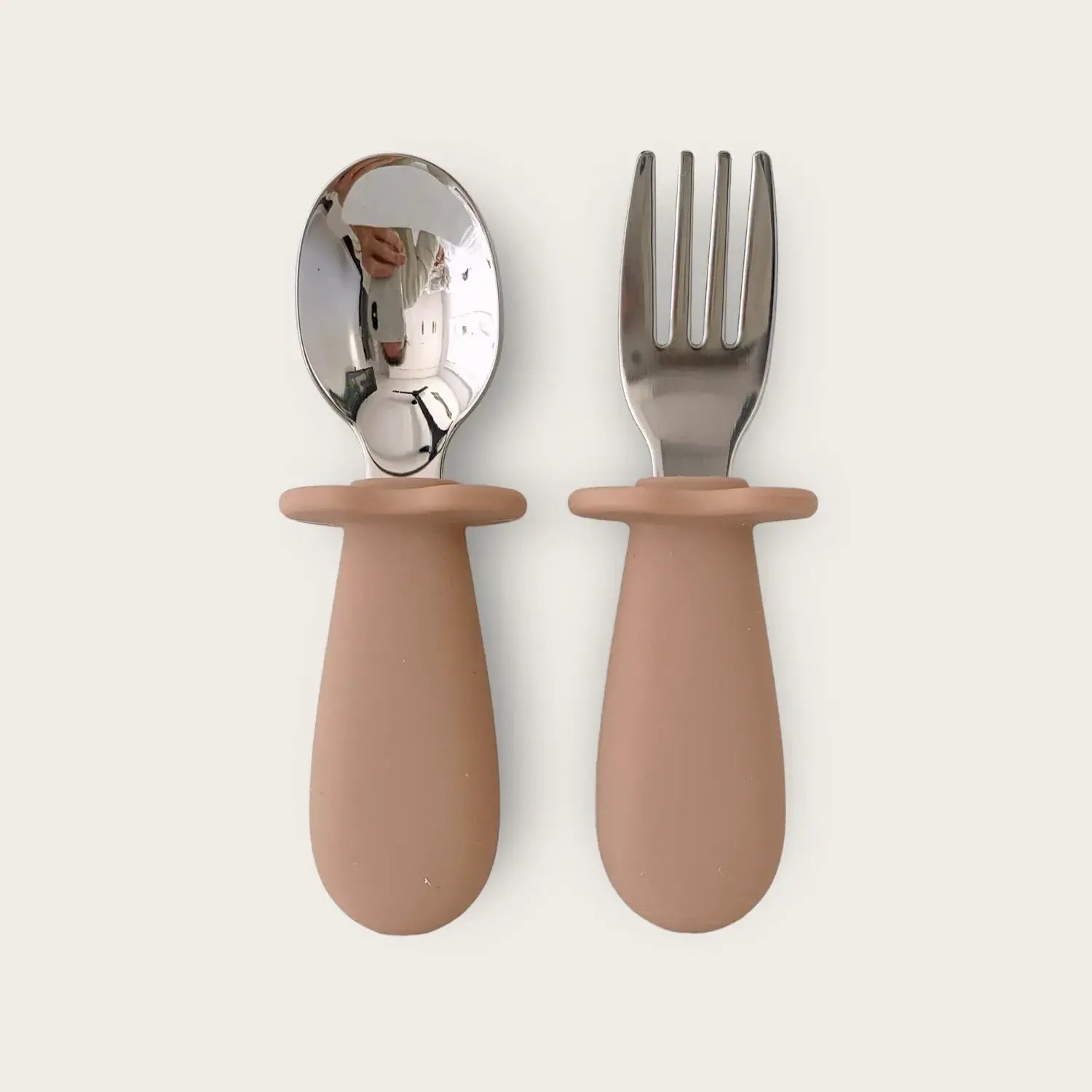 Toddler Cutlery Set - Nude by Rommer Co 