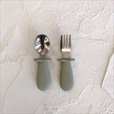 Baby Cutlery Set - Oyster by Rommer Co 