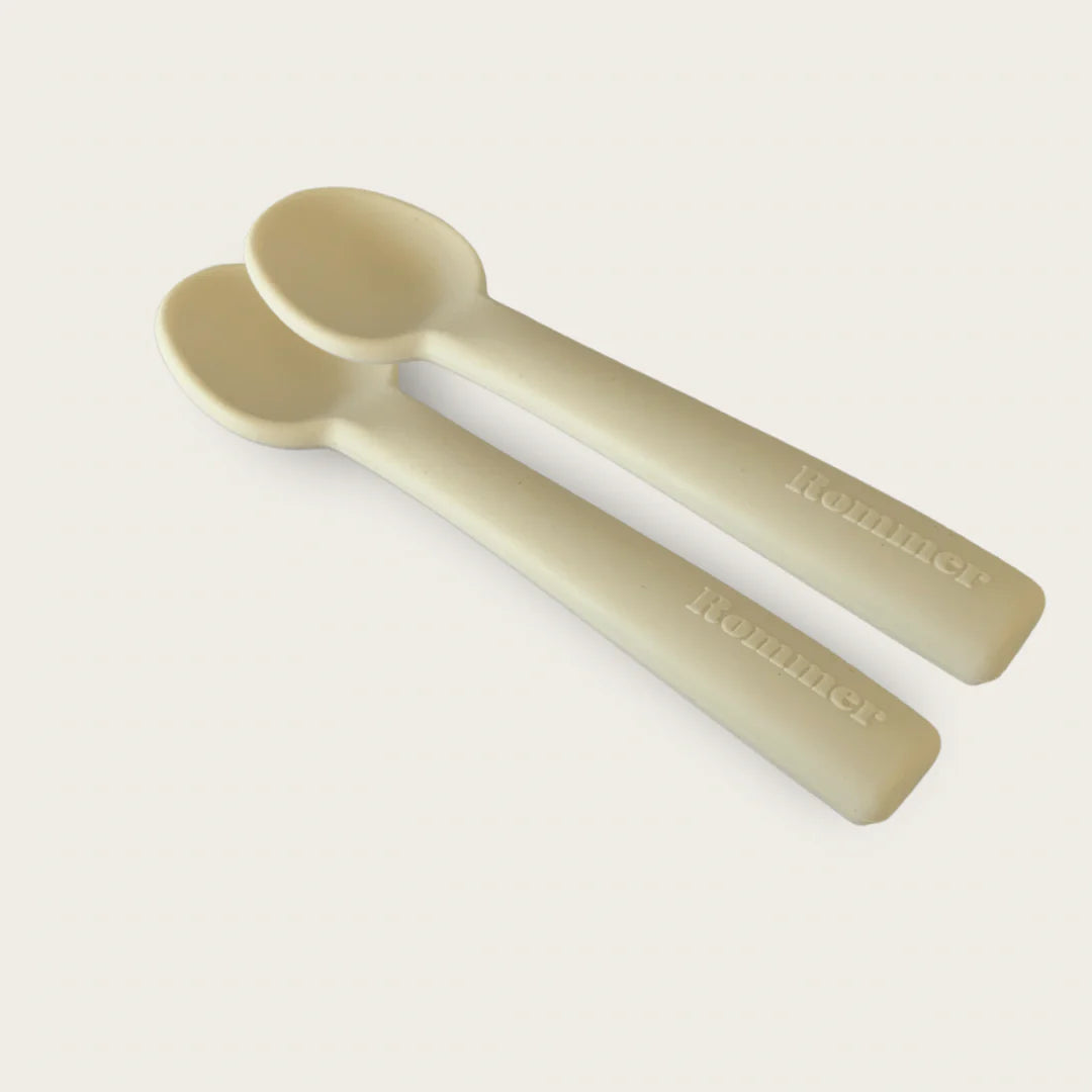 Toddler Spoon Set - Creme by Rommer Co