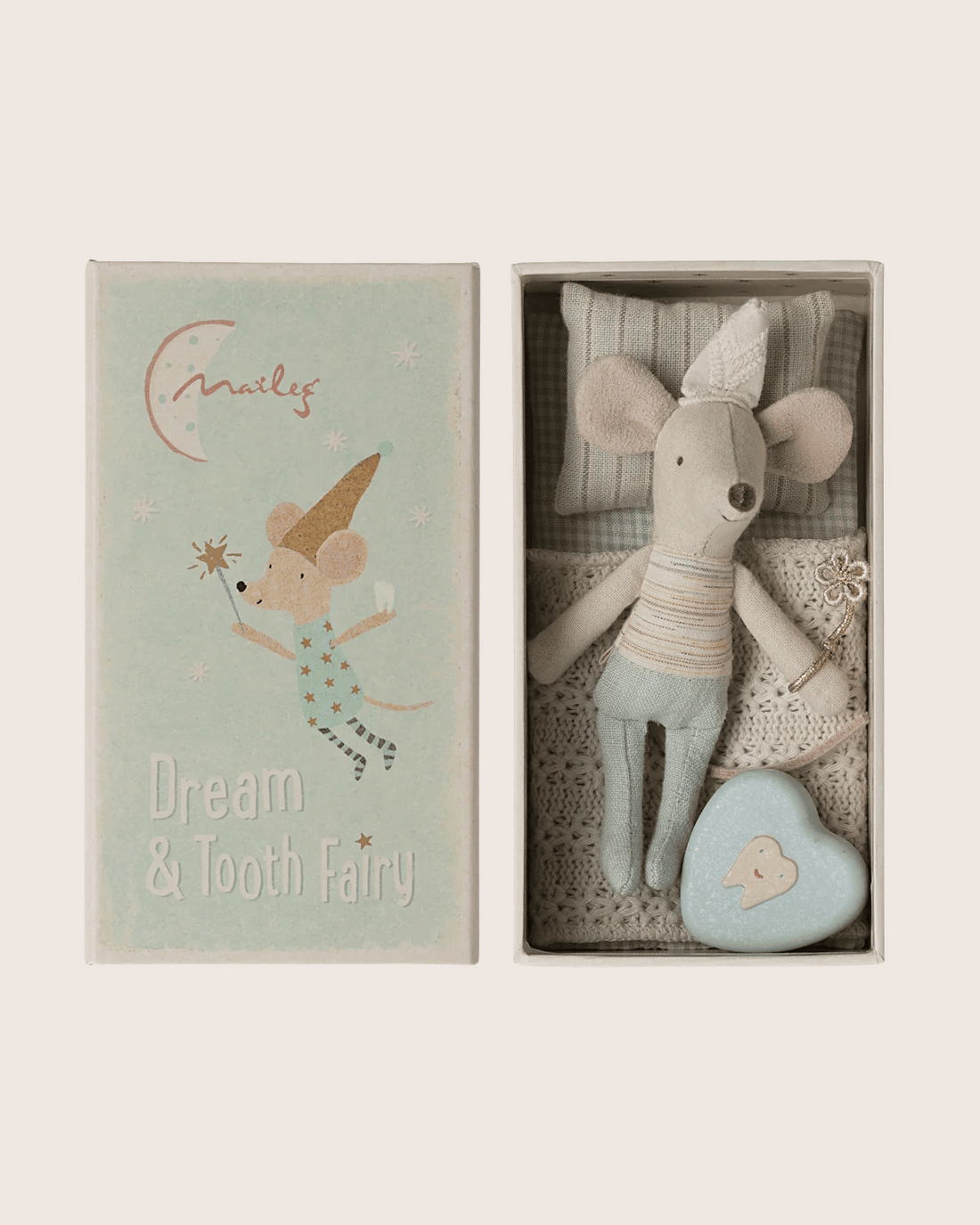 Maileg Tooth Fairy Little Brother Mouse in Box