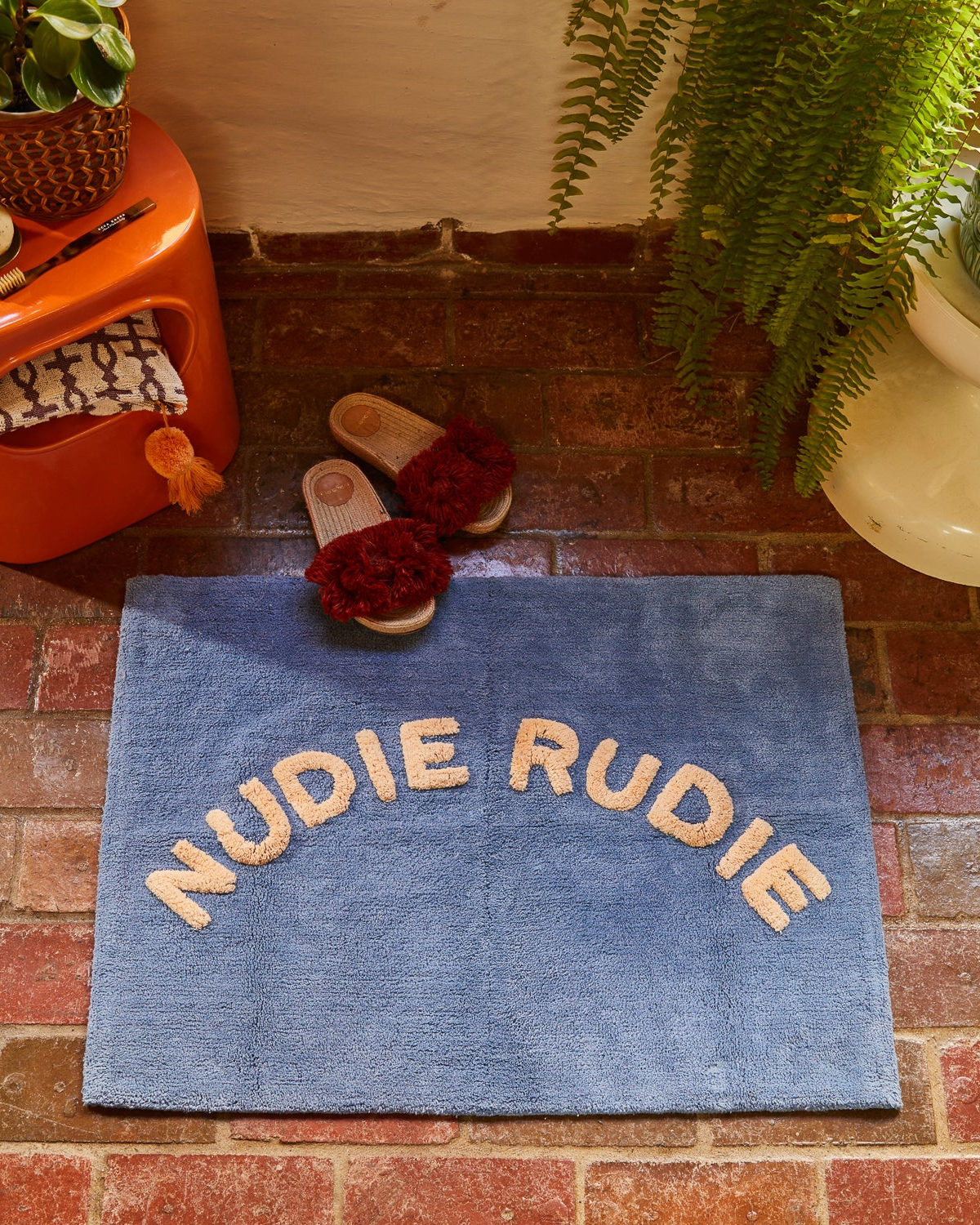 Tula Nudie Bath Mat by Sage &amp;amp; Clare in Cornflower