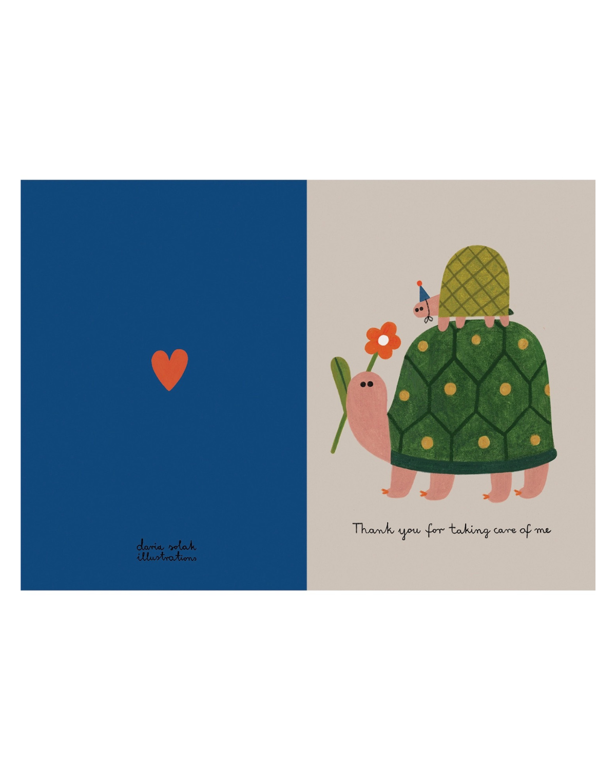 Turtles Card by Daria Solak Illustrations
