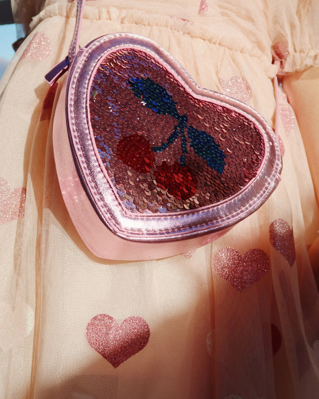 Tut Heart Sequin Bag by Konges Sløjd