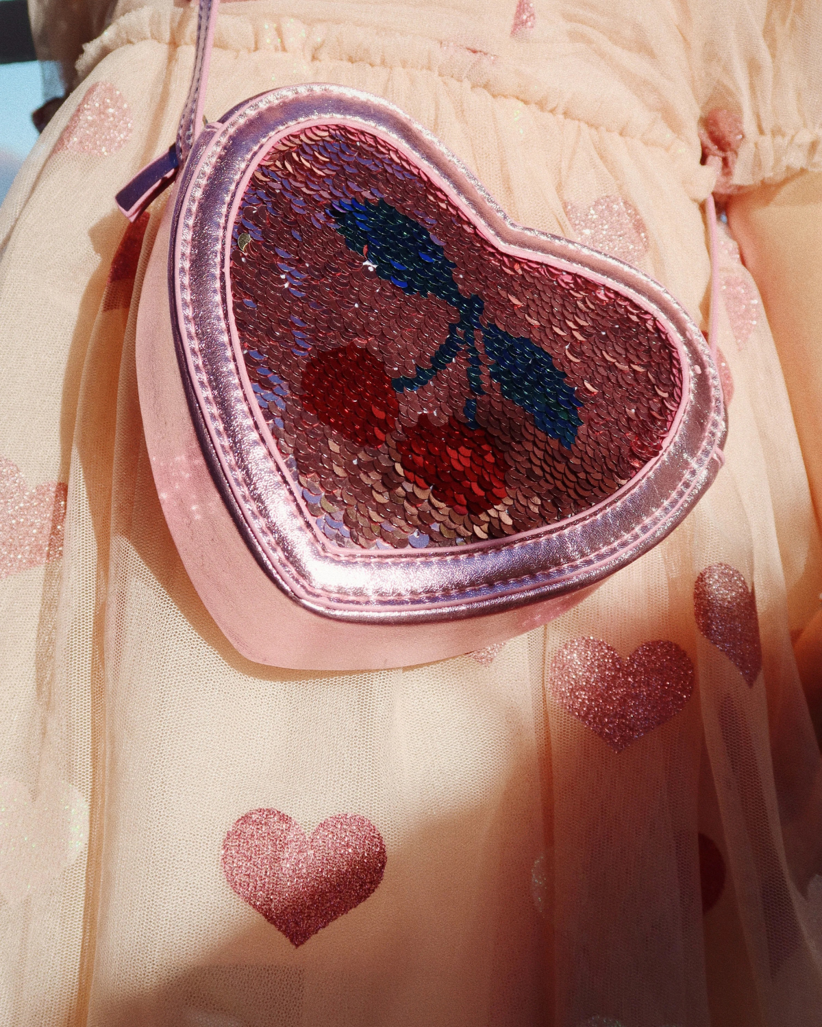 Tut Heart Sequin Bag by Konges Sløjd