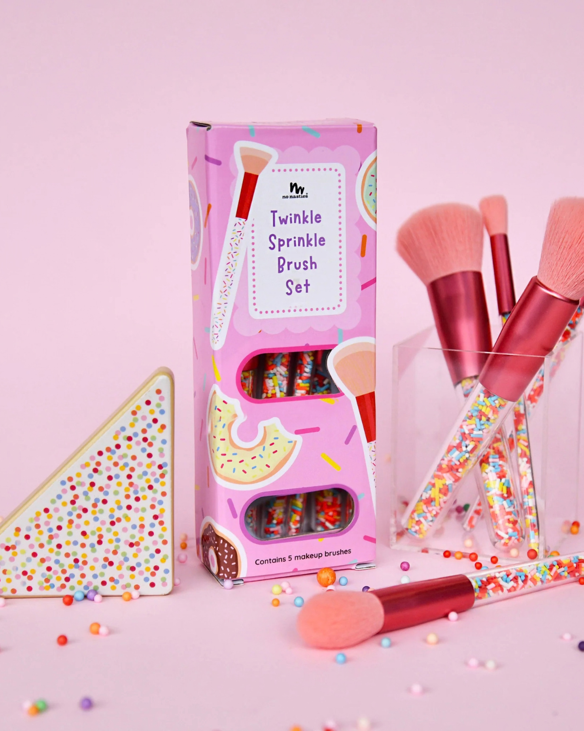 Twinkle Sprinkle Makeup Brush Set by No Nasties