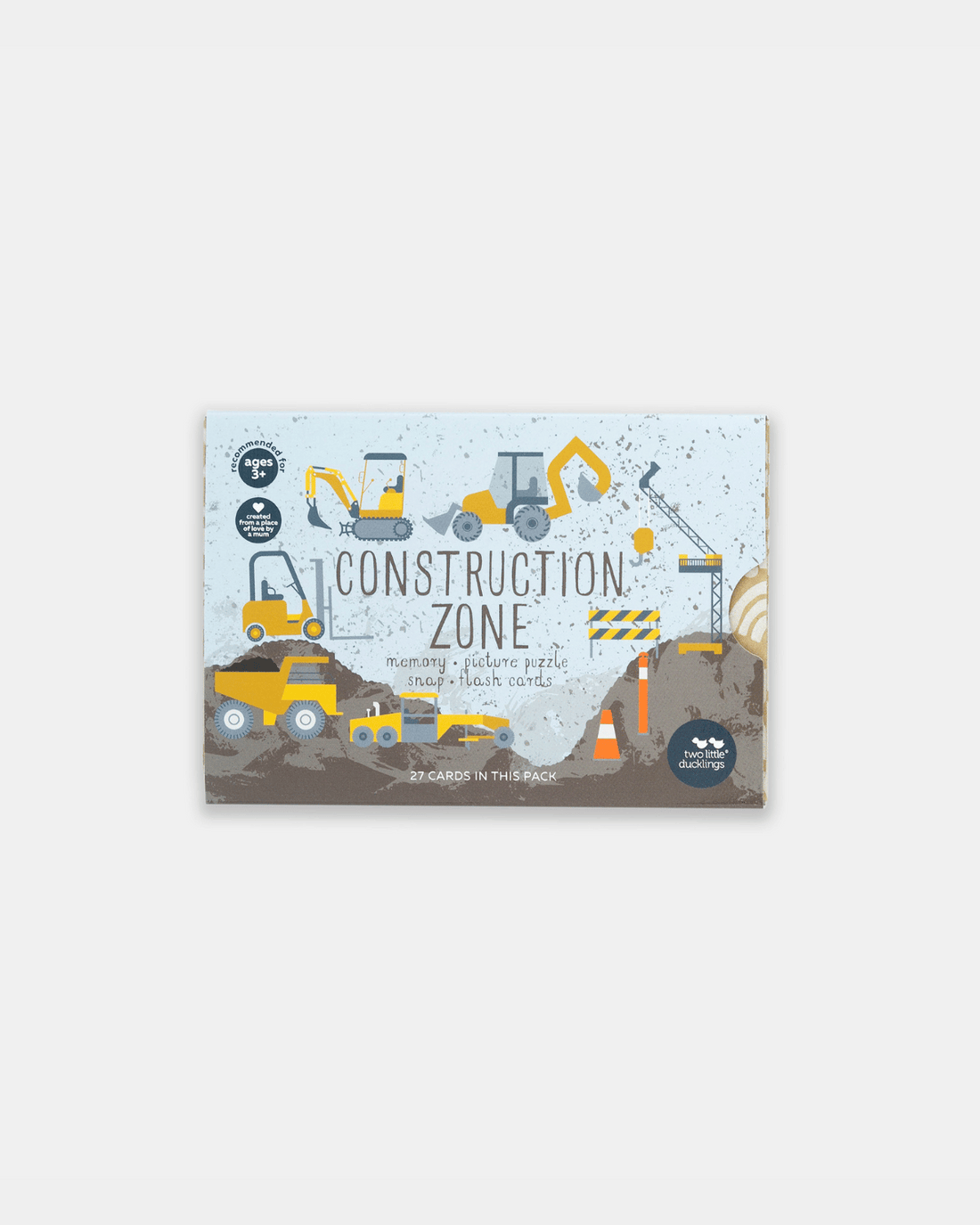 Construction Zone Snap and Memory Game by Two Little Ducklings