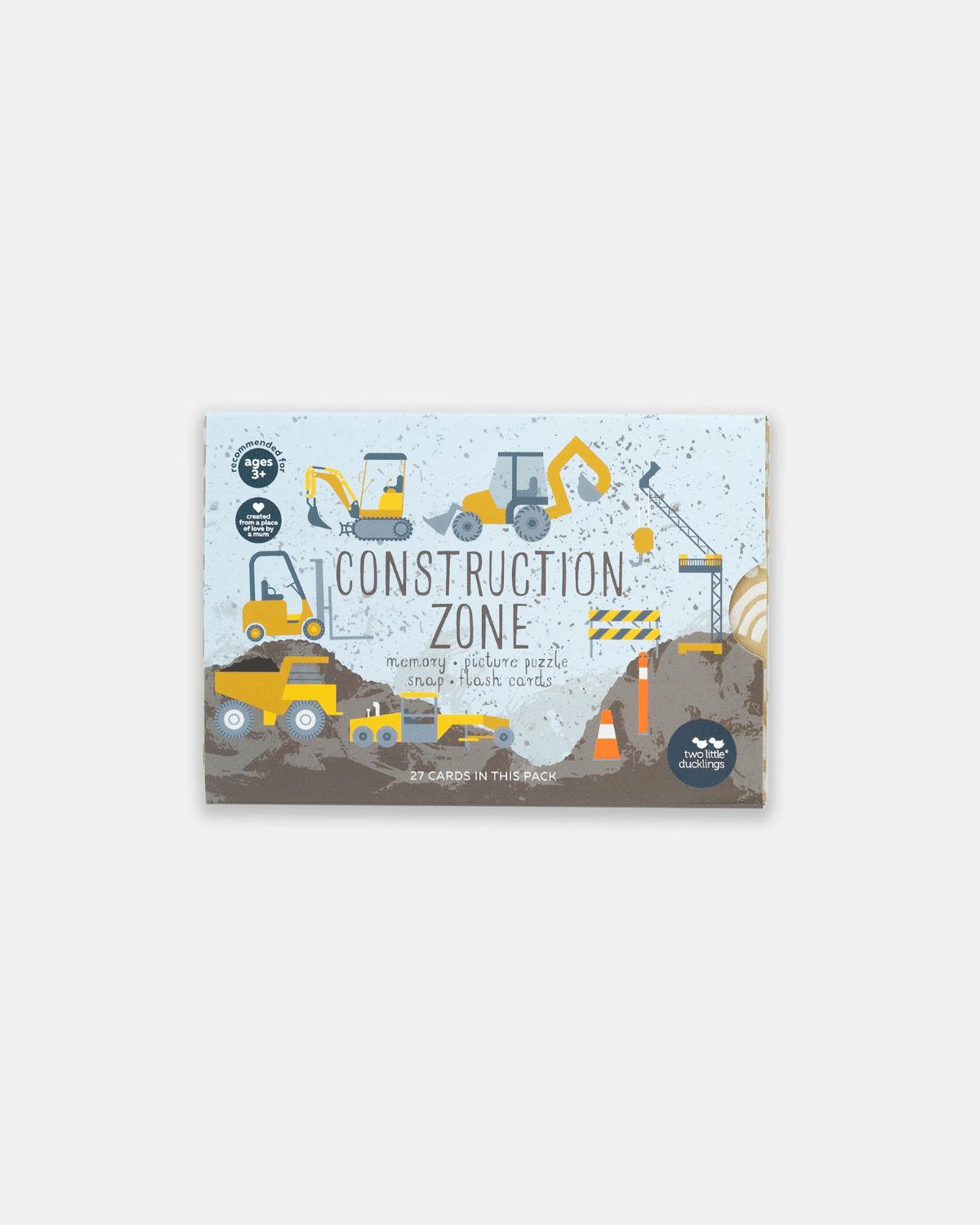 Construction Zone Snap and Memory Game by Two Little Ducklings