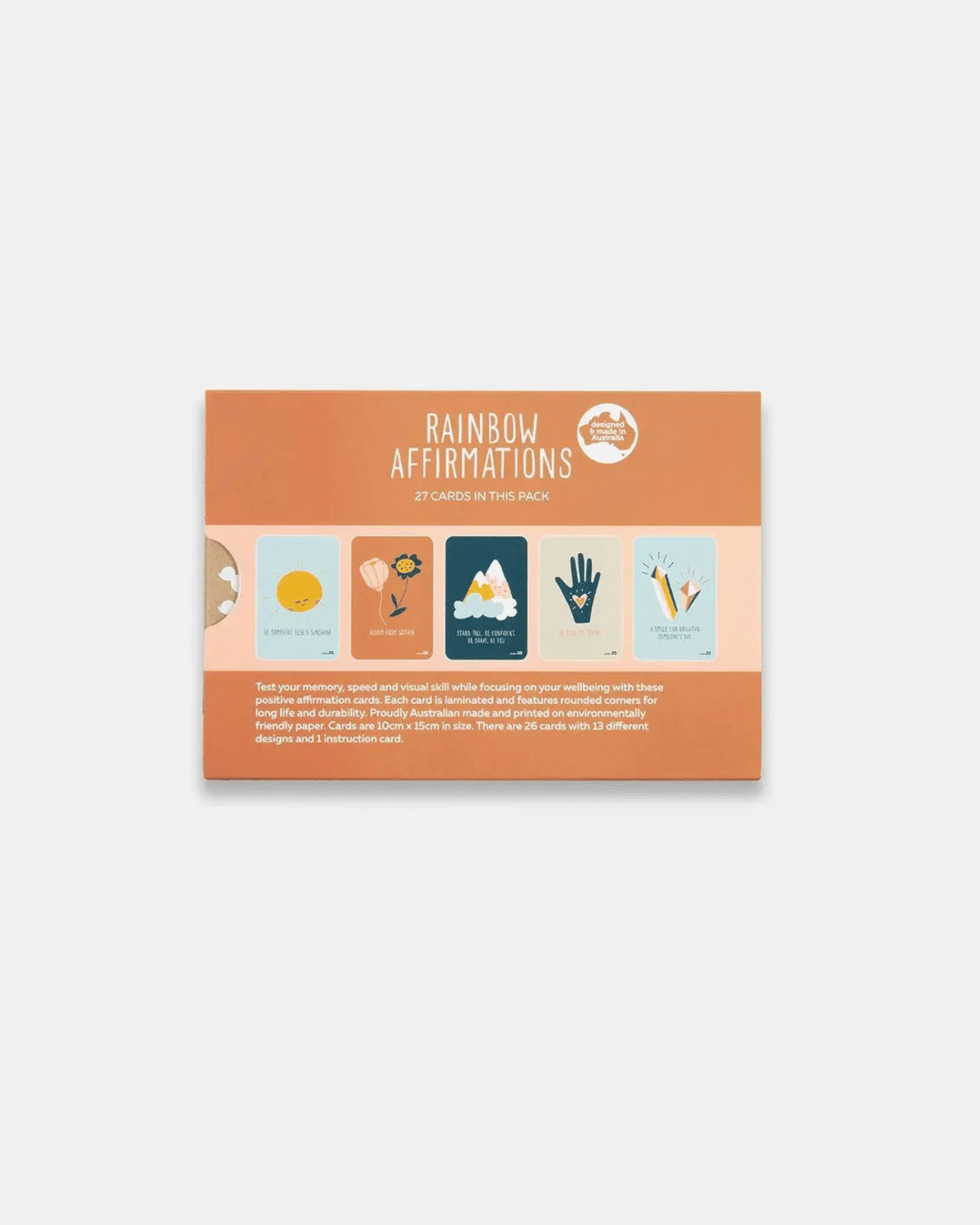 Rainbow Affirmations Snap and Memory Game by Two Little Ducklings 