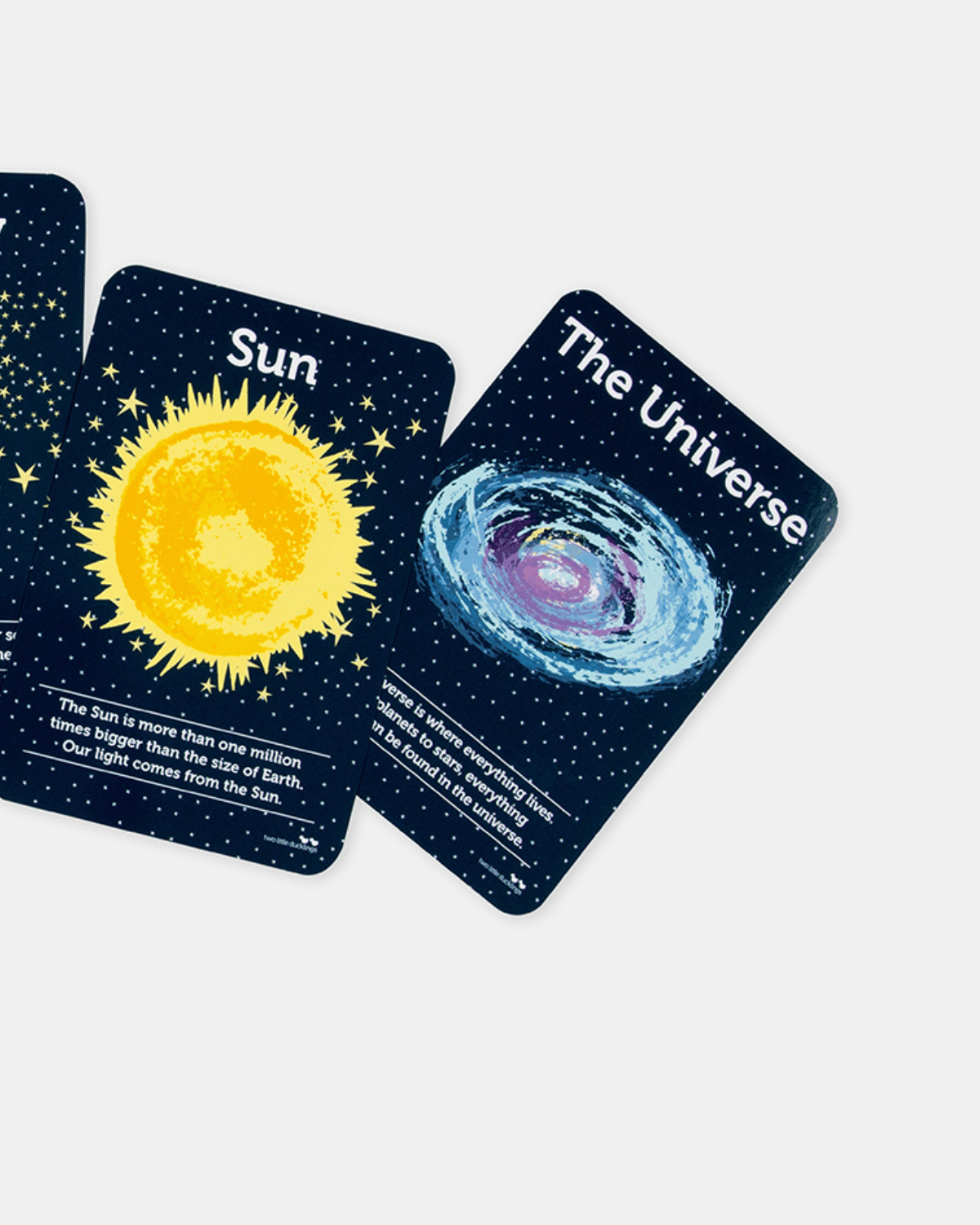 Space Flash Cards by Two Little Ducklings