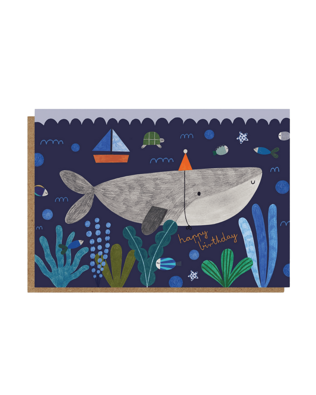 Underwater Birthday Party Card