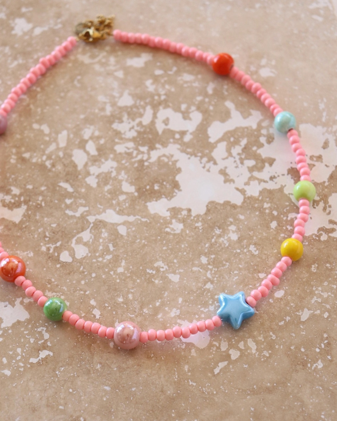  Kids beaded Star Unicorn Necklace 