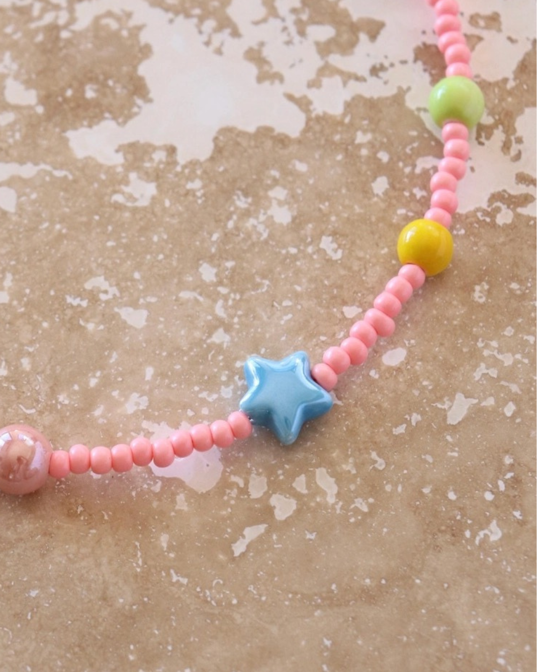  Kids beaded Star Unicorn Necklace 