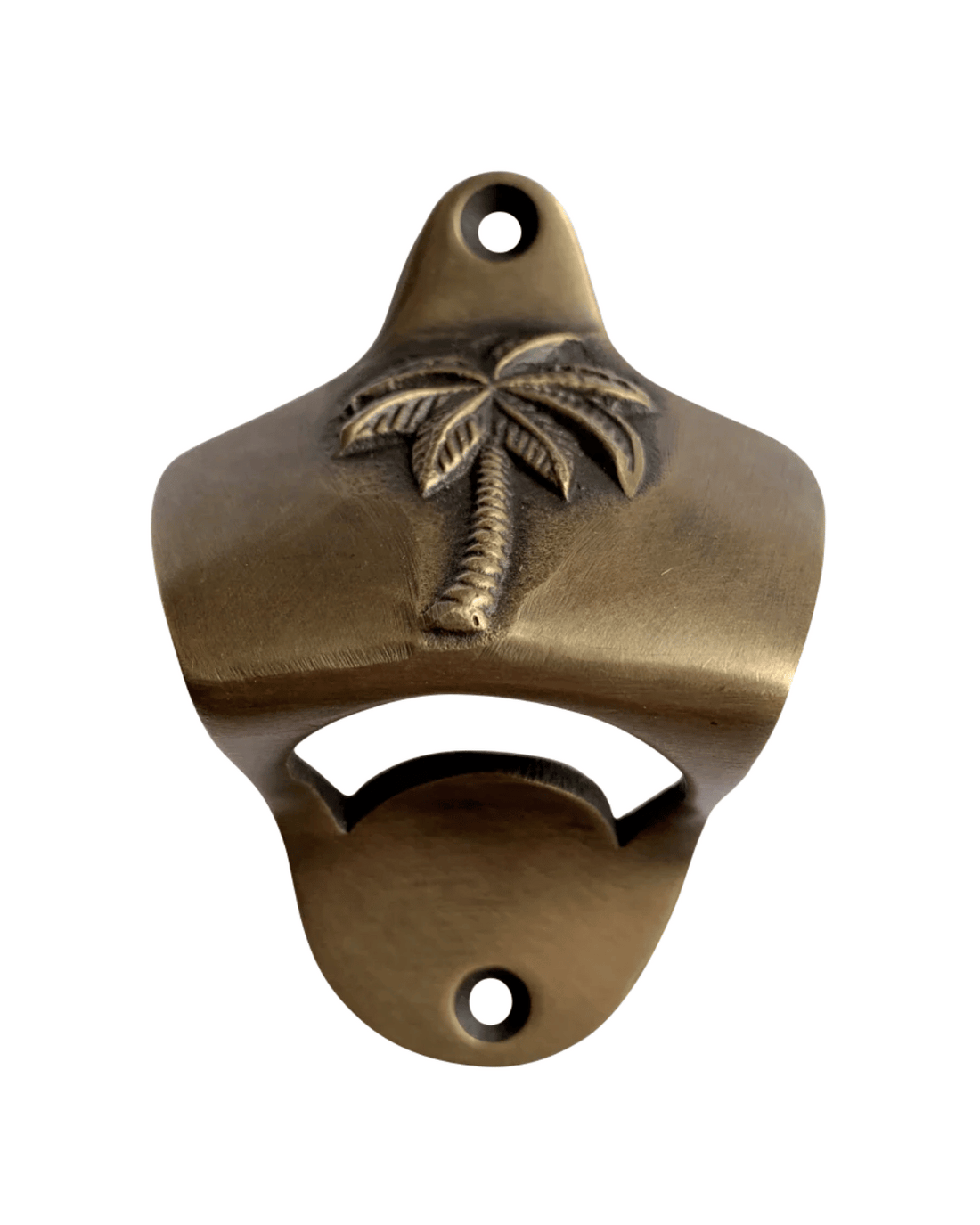 Wall Mounted Brass Palm Bottle Opener