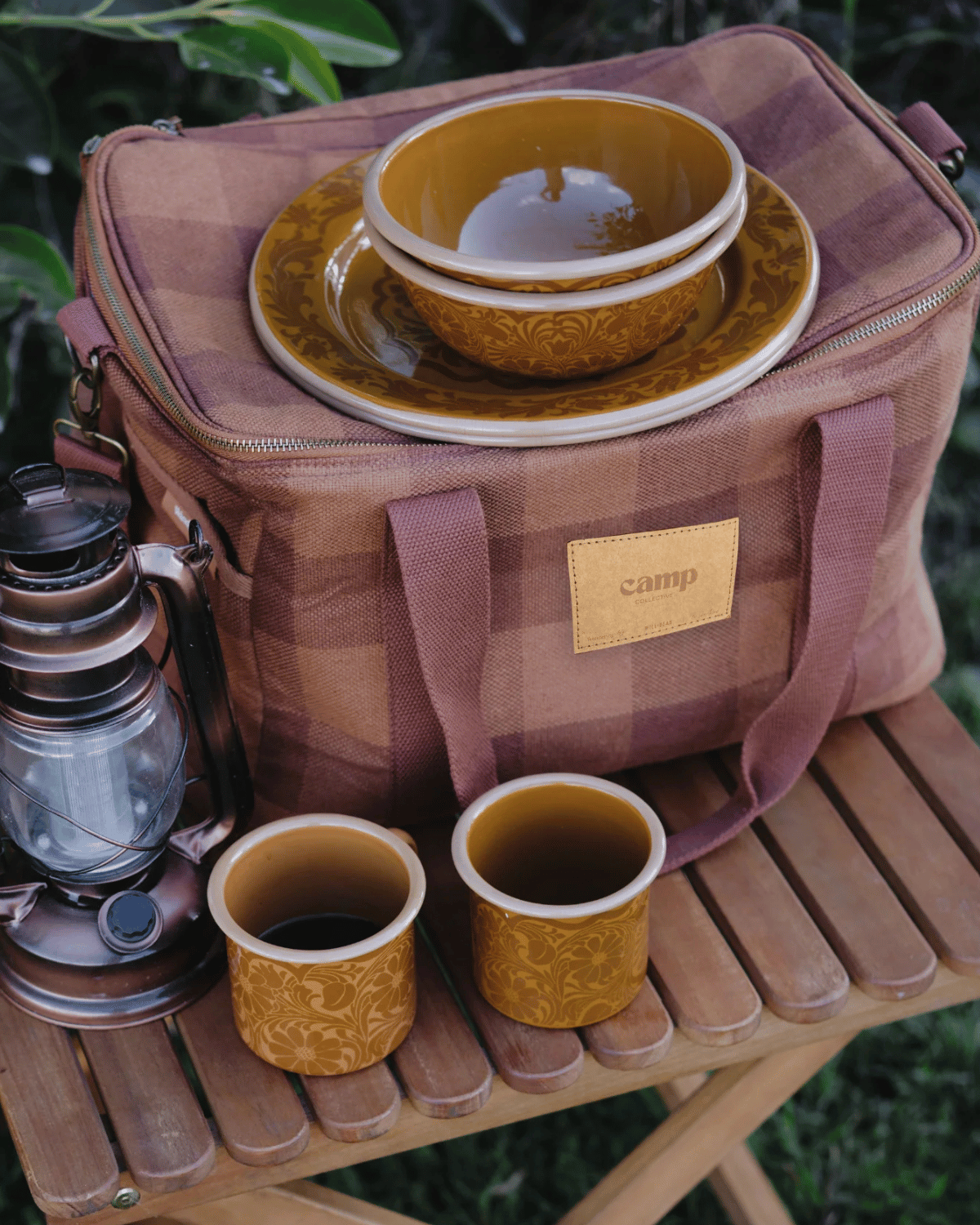 Camp Insulated Cooler Bag - Hemp