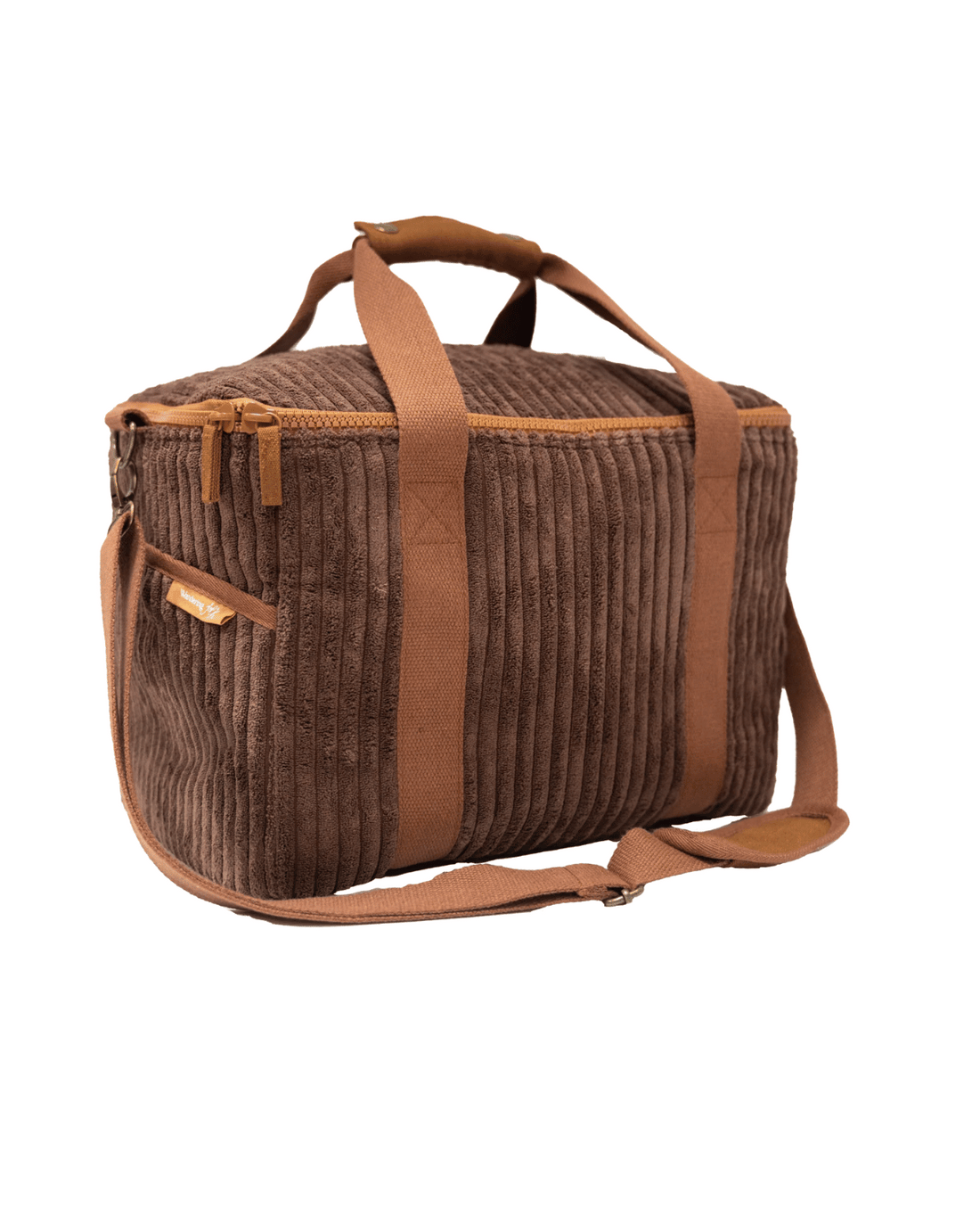 Cord Insulated Cooler Bag - chocolate (Large)