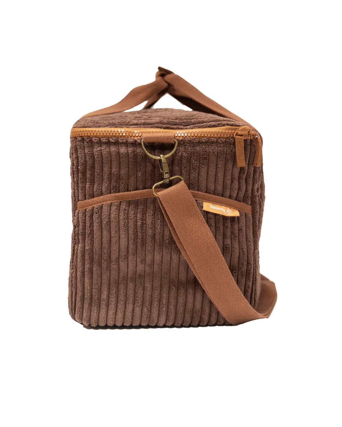 Cord Insulated Cooler Bag - chocolate (Large)
