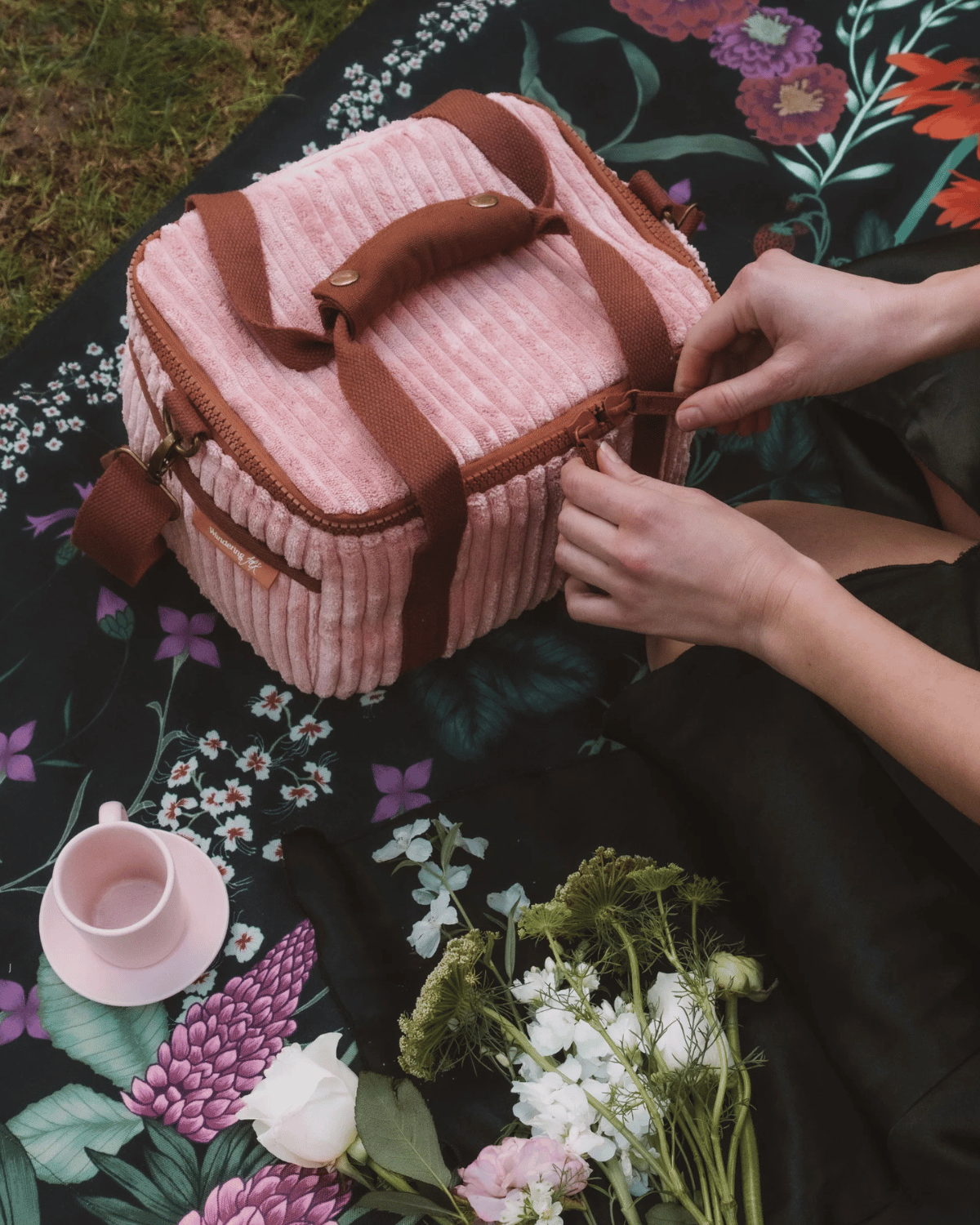 Cord Insulated Cooler Bag - Orchid (Mini)