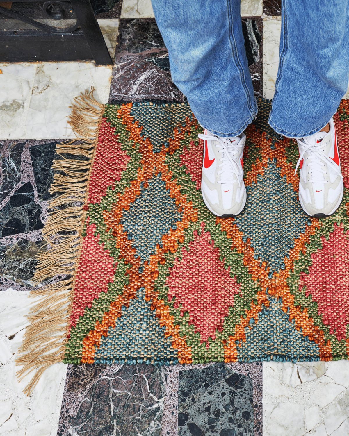 Kip&amp;Co Wanderlust Jute Floor Mat