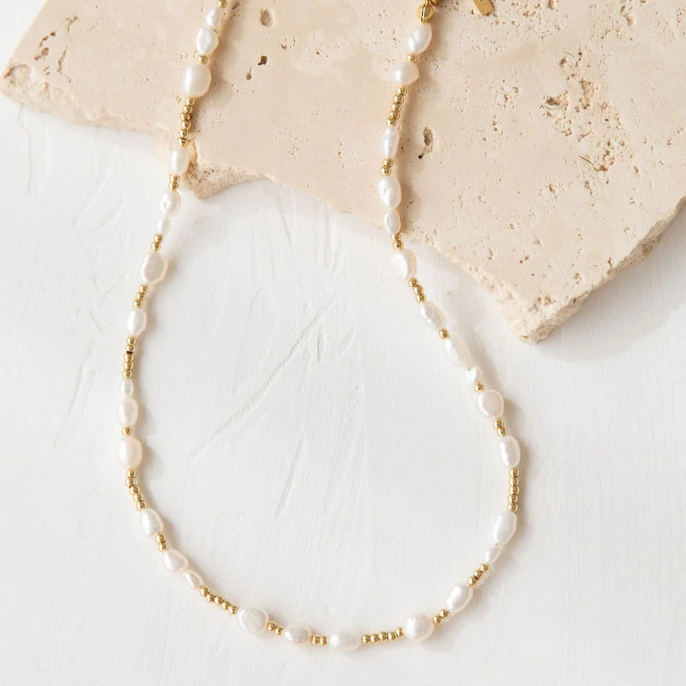 Wanderlust - Pearl Necklace by Sun Soul Australia