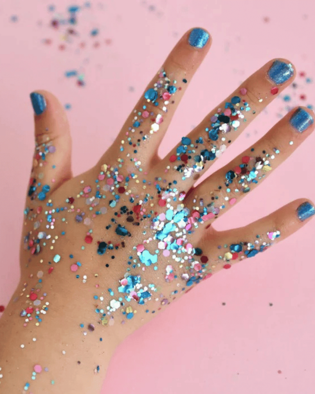 Water-Based Kids Nail Polish - Mermaid Blue by No Nasties 