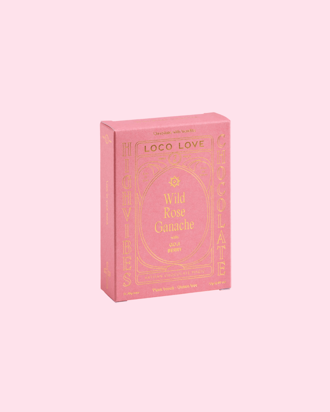 Loco Love Wild Rose Ganache Chocolate - Twin Pack 60g