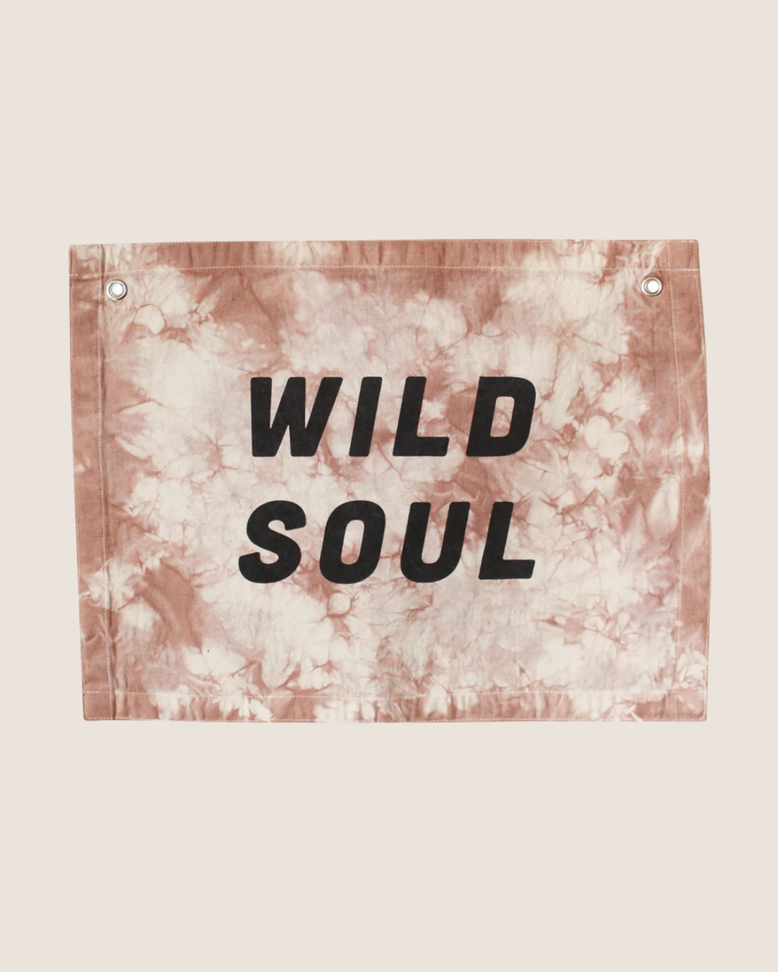 Imani Collective "Wild Soul" Canvas Wall Banner in tie dye