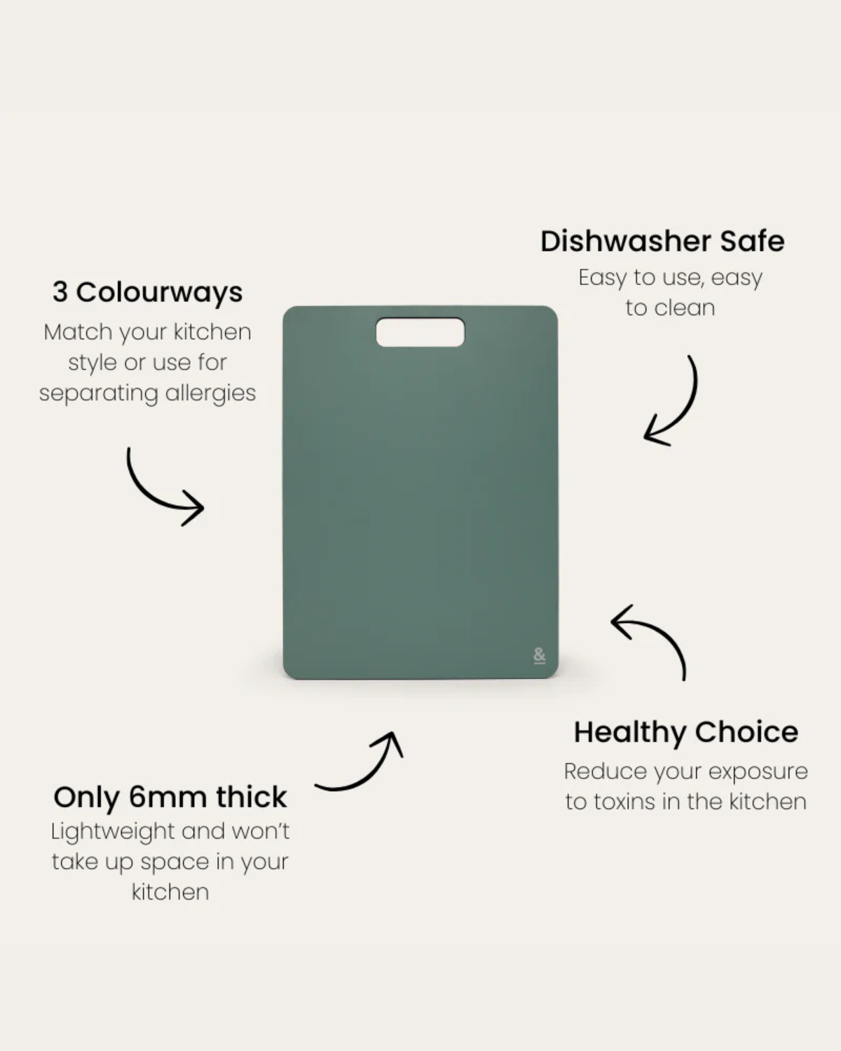 Wood Fibre Chopping Board Trio - Eucalyptus