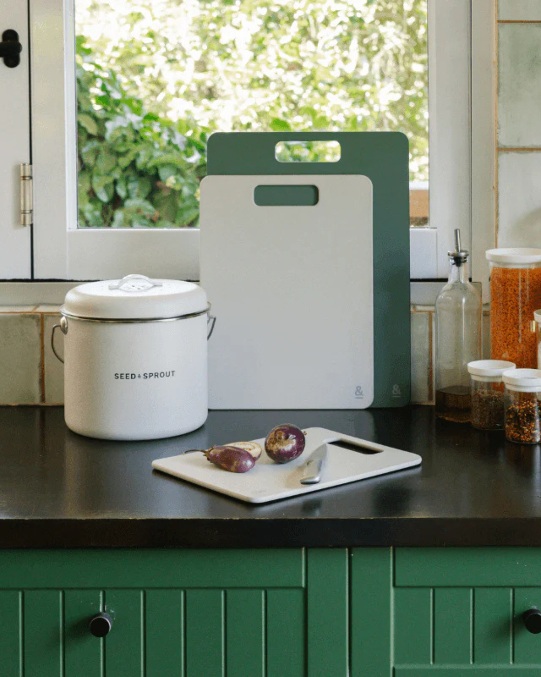 Wood Fibre Chopping Board Trio - Mushroom
