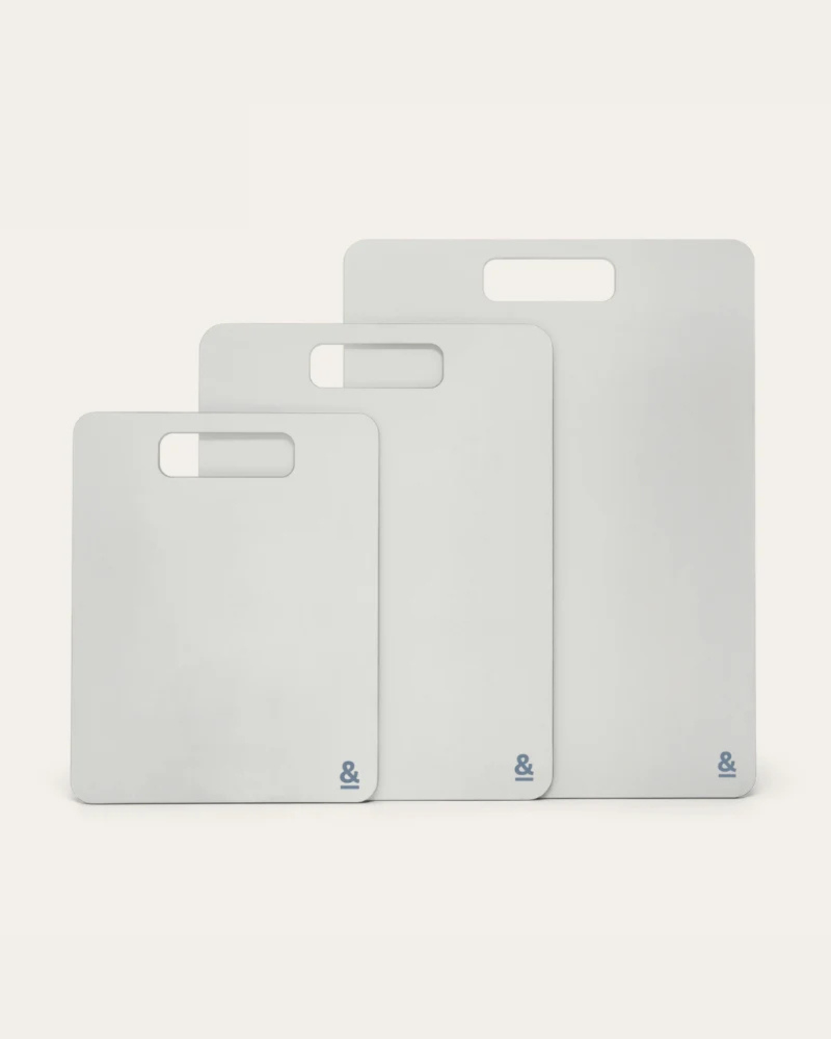 Wood Fibre Chopping Board Trio - Mushroom