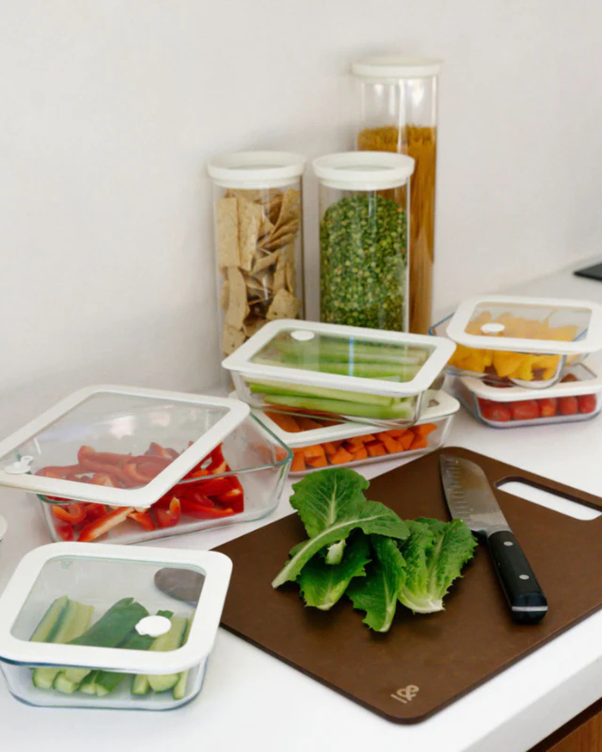 Seed &amp; Sprout Wood Fibre Chopping Board Trio - Nutmeg 