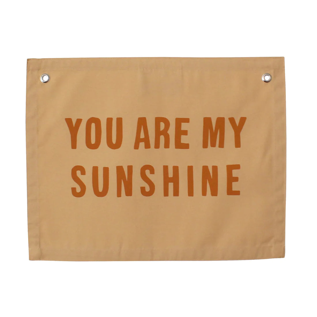 Imani Collective &quot;You Are My Sunshine Banner&quot; Canvas Wall Banner - quote wall art for kids bedroom