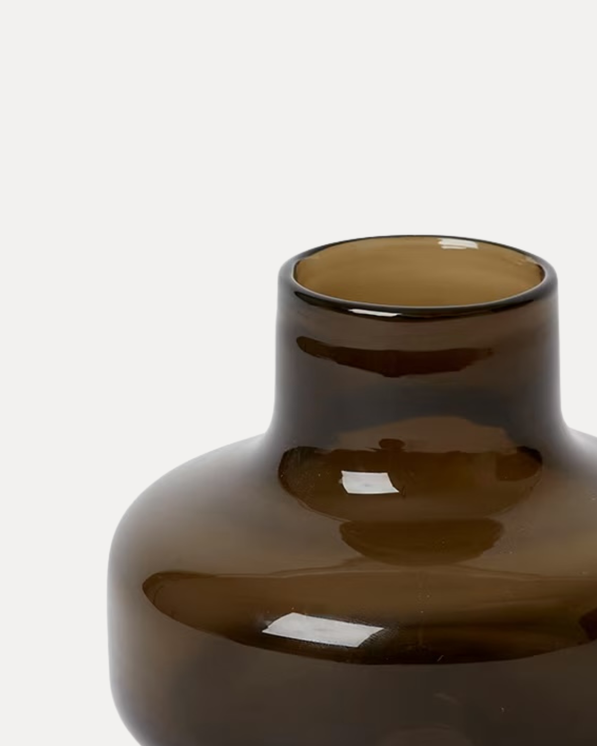 Zama - Brown Glass Vase