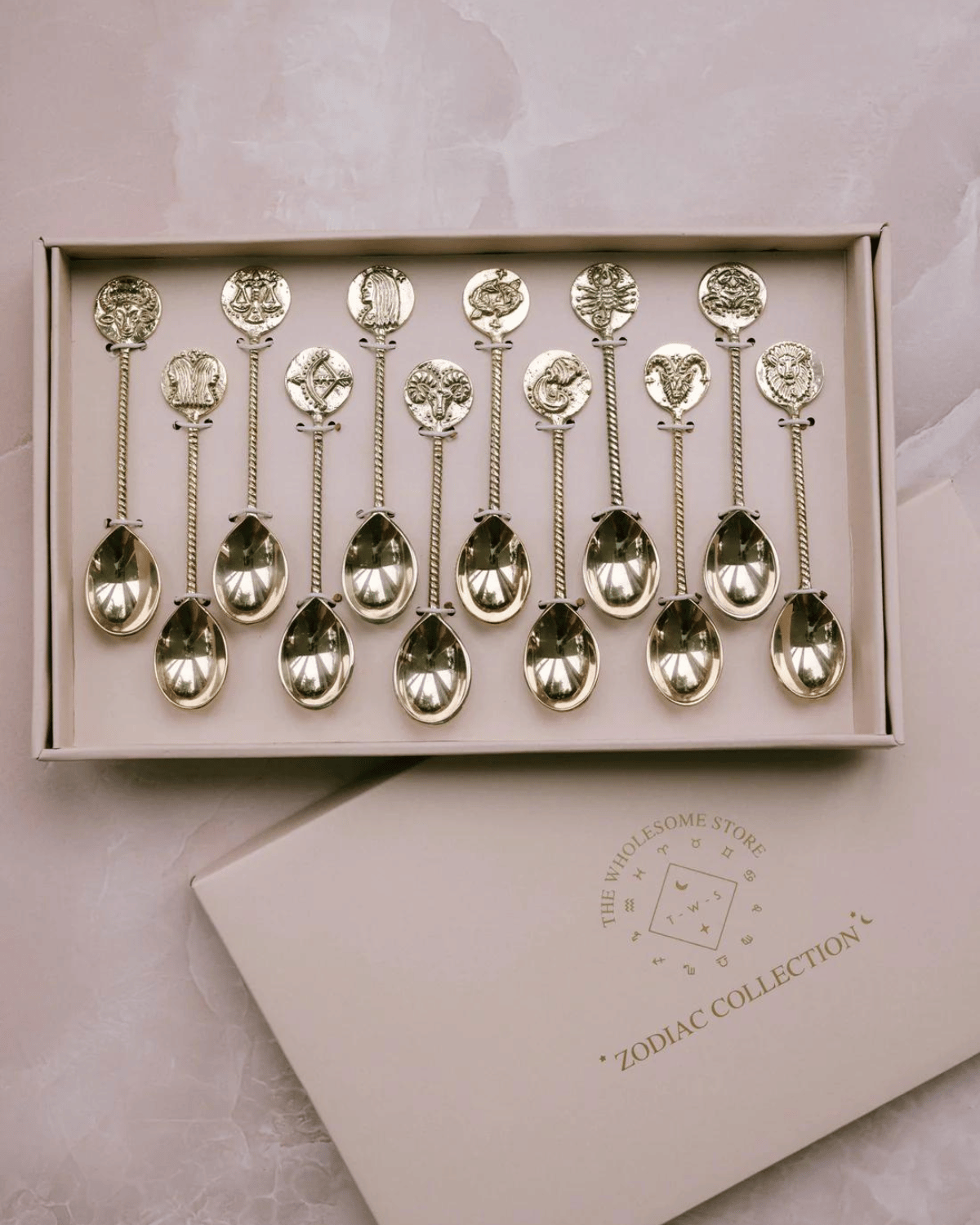 Zodiac Collection Teaspoons (12pc) by The Wholesome Store 🌻
